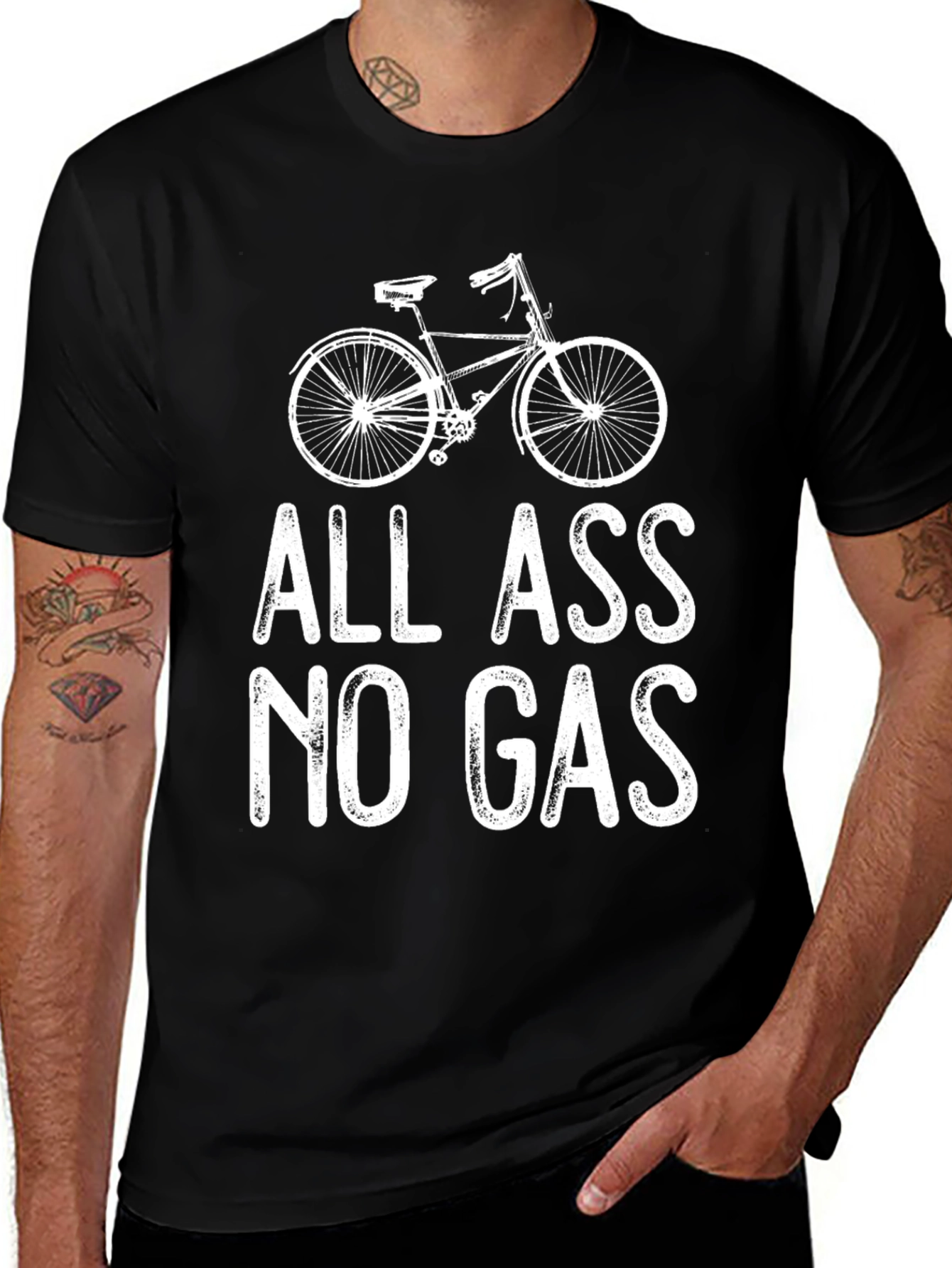 All Ass No Gas Bike T-Shirt