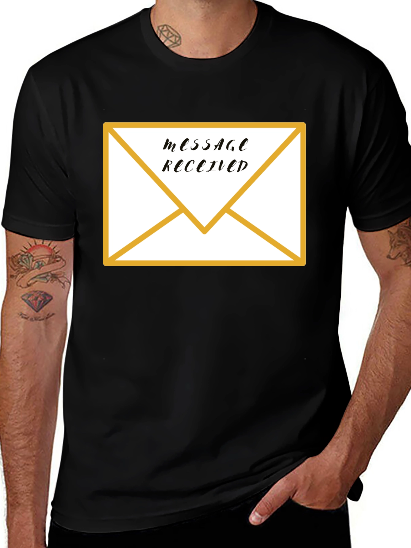 Message Received T-Shirt: Fun, Trendy Graphic Tee