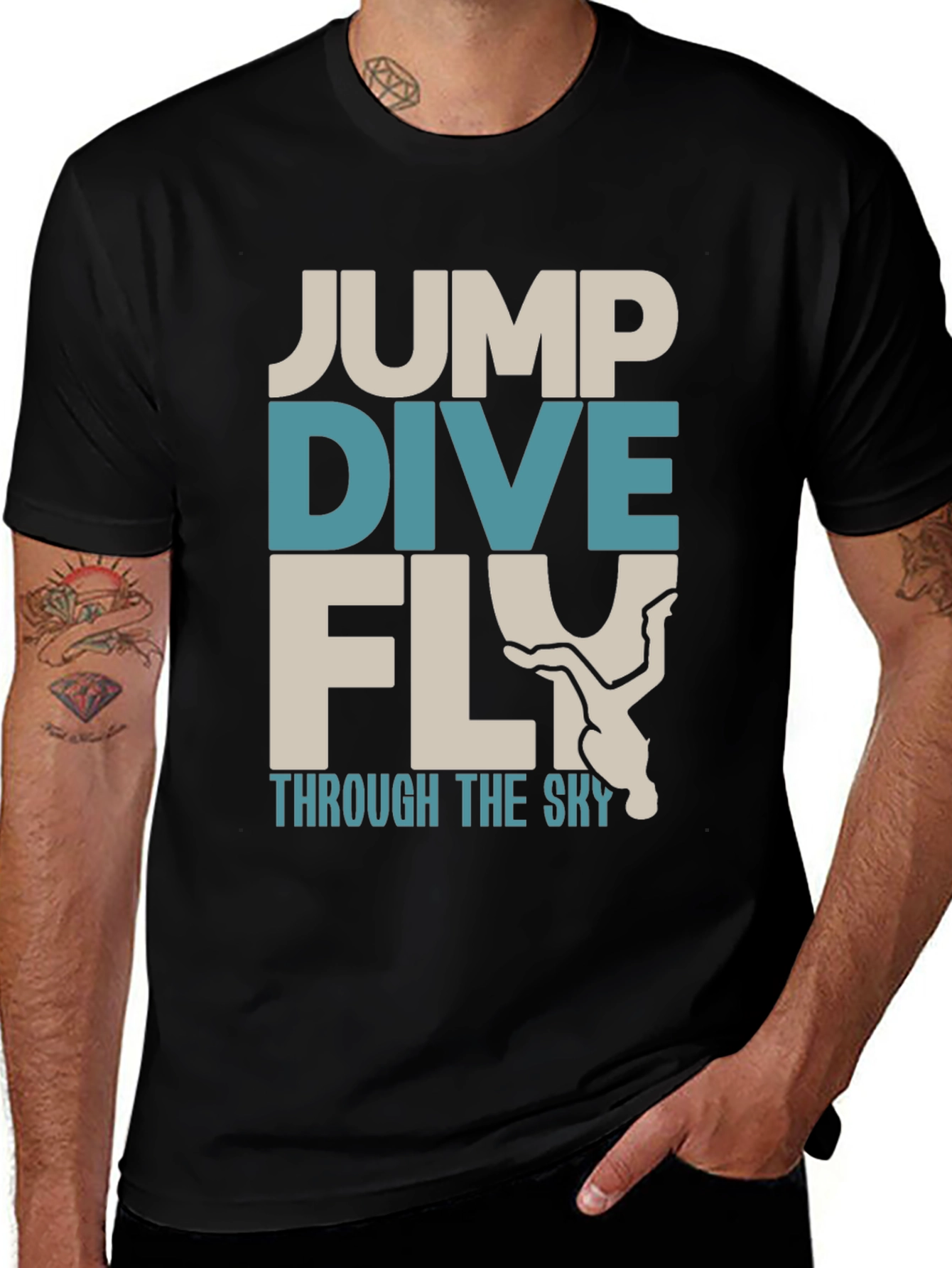 Jump Dive Fly T-Shirt - Sky Adventure