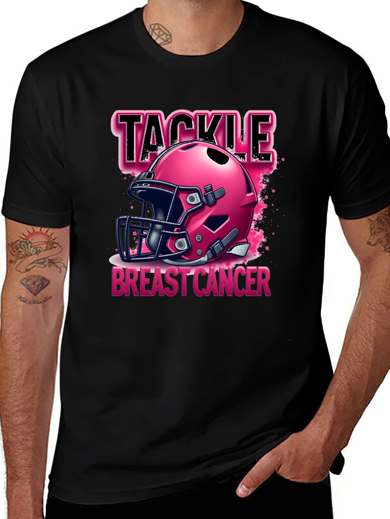 Variant 12 of Tackle Breast Cancer T-Shirt