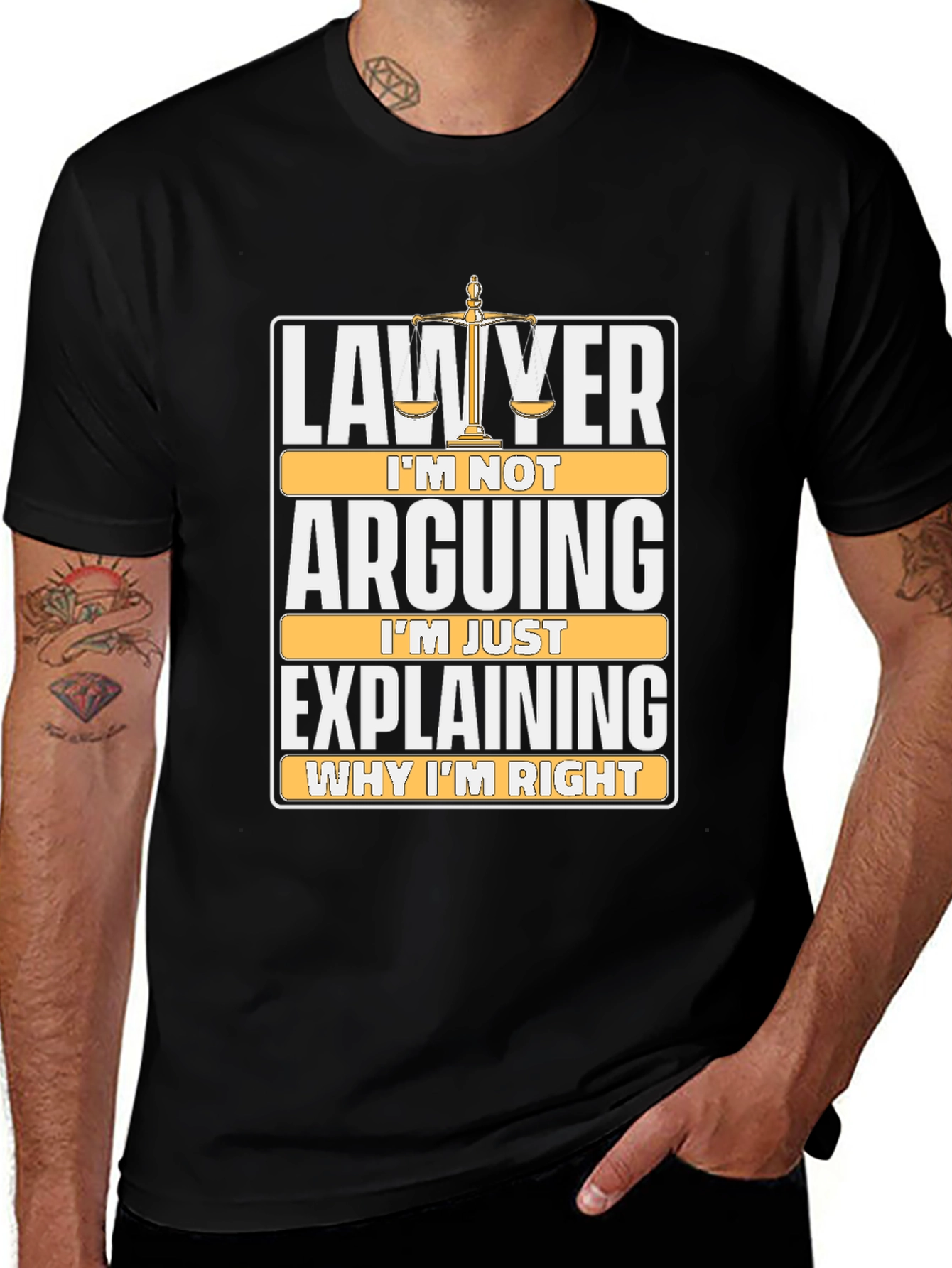 Variant 11 of Lawyer Arguing Funny T-Shirt