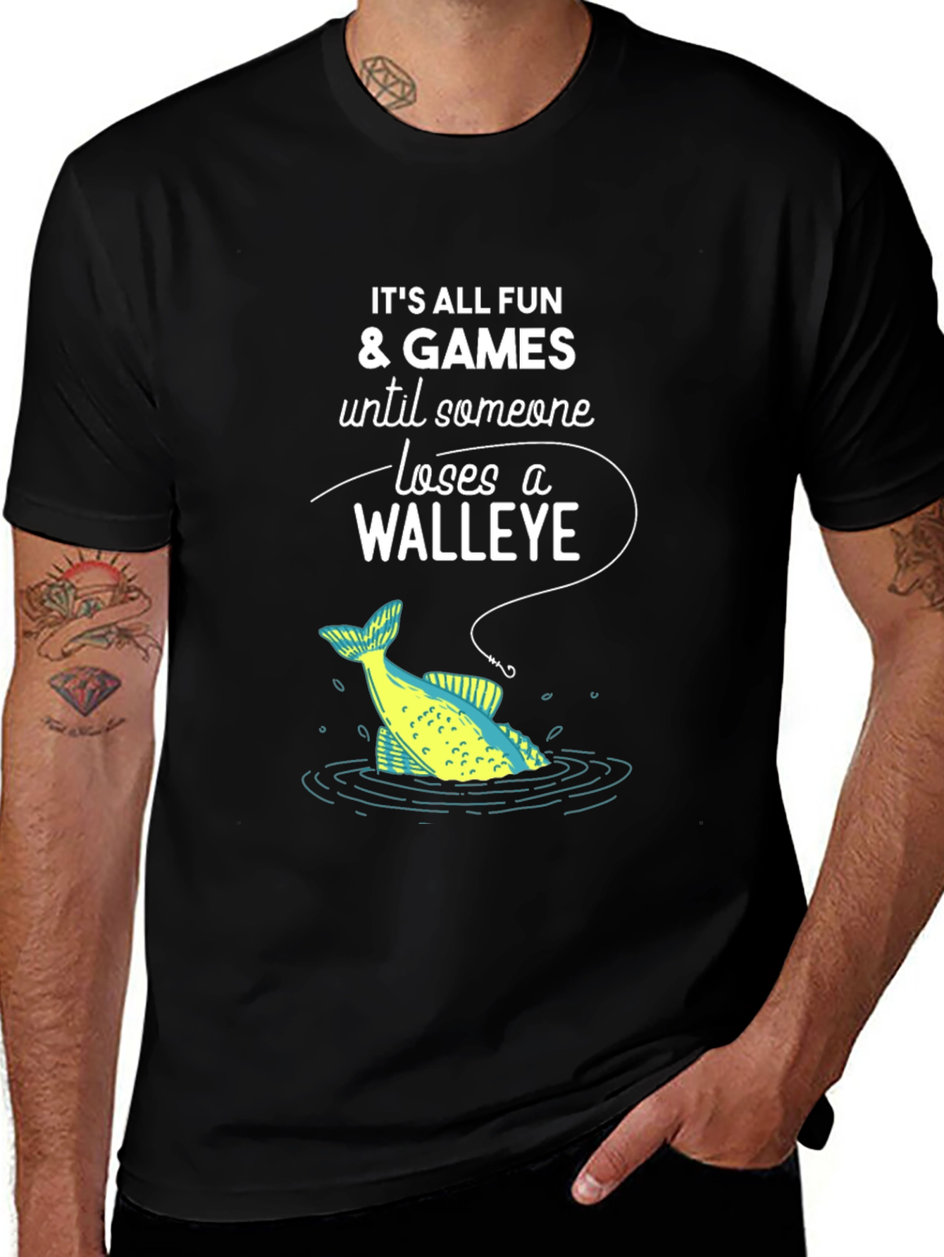 Funny Fishing T-Shirt: Walleye Humor