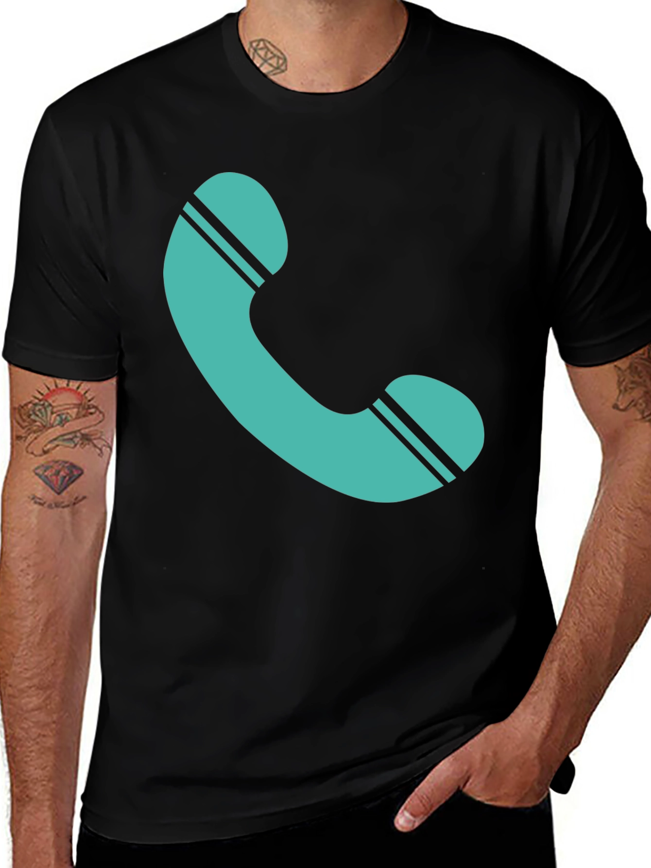 Variant 5 of Retro Phone T-Shirt - Call Back the Classics