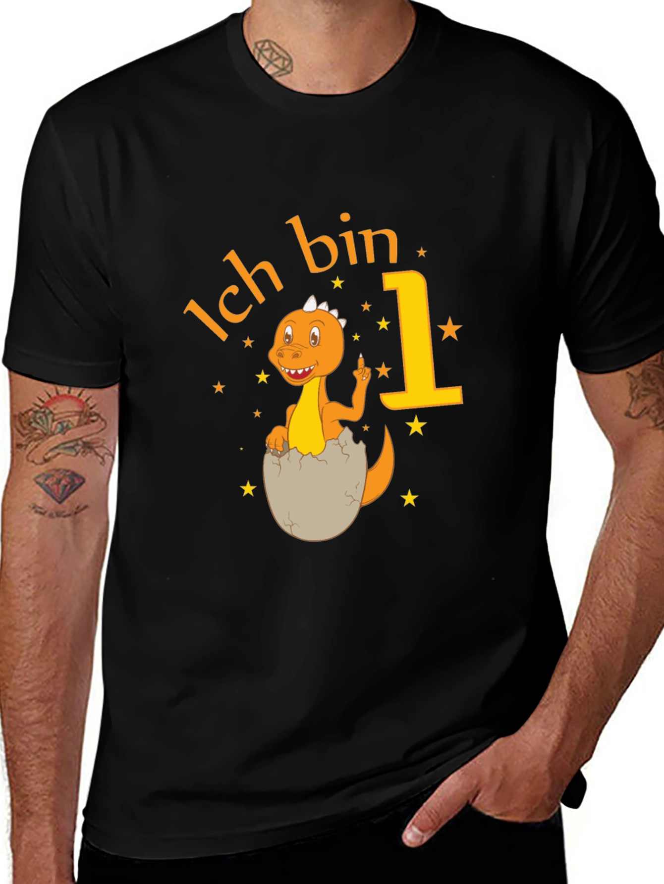 Variant 30 of Ich Bin 1 Dinosaur T-Shirt