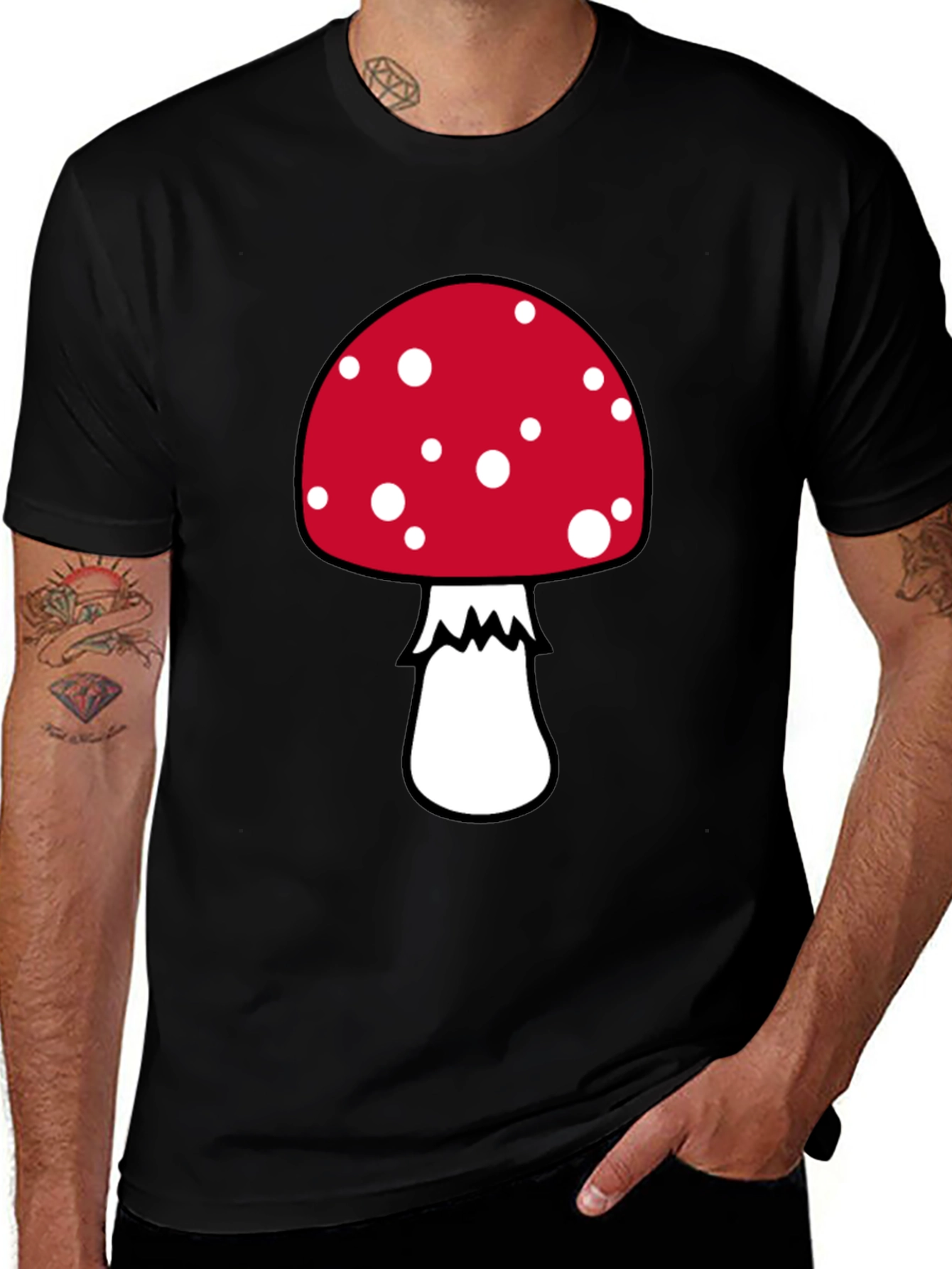 Variant 3 of Mushroom Graphic Tee - Fly Agaric Shirt