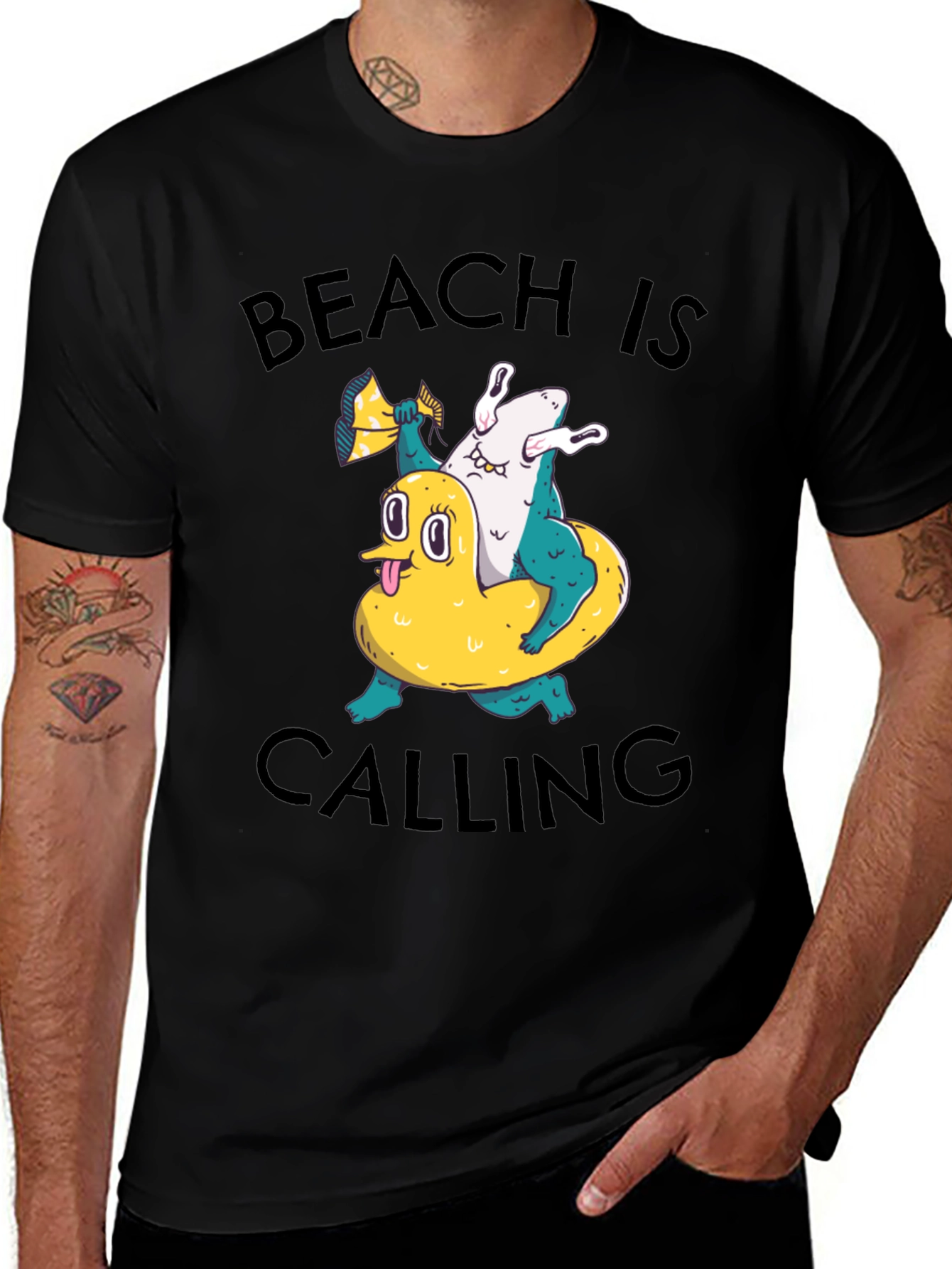 Variant 24 of Beach Calling Graphic Tee - Fun Summer T-Shirt