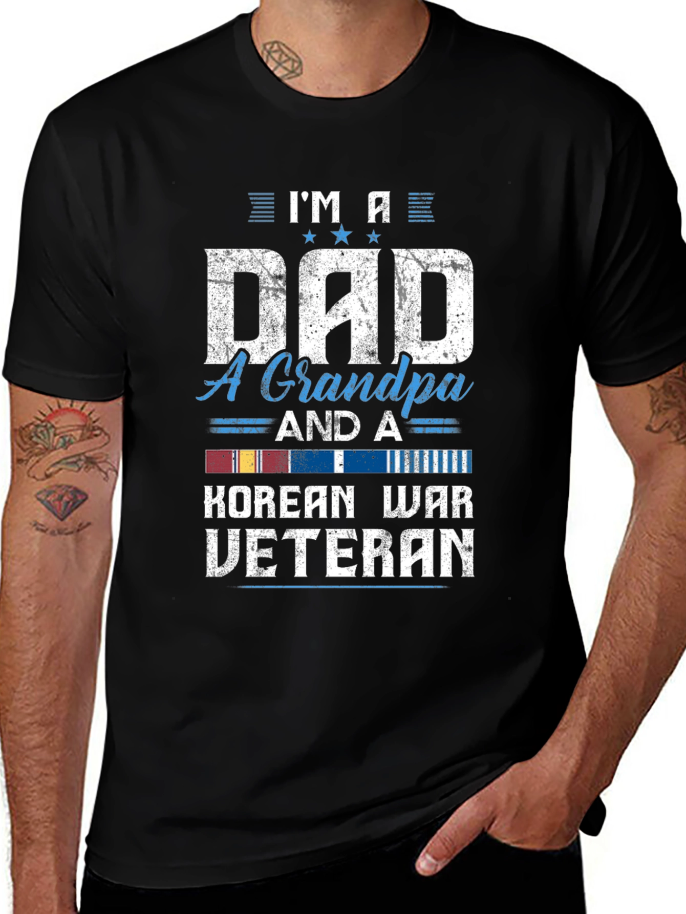 I'm A Dad, Grandpa, Korean War Veteran T-Shirt