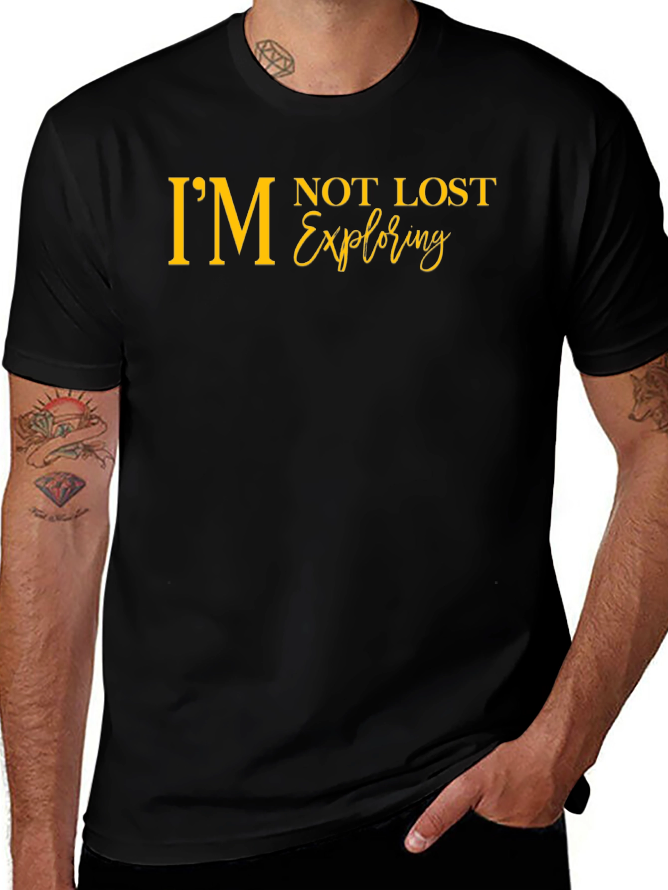 Variant 3 of I'm Not Lost Exploring Graphic Tee