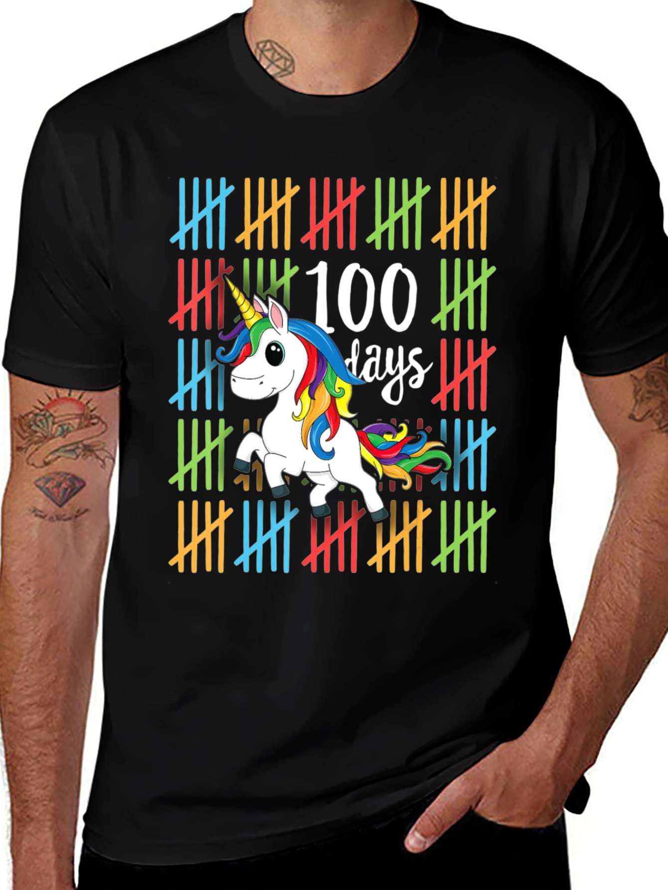 Variant 3 of 100 Days Unicorn T-Shirt