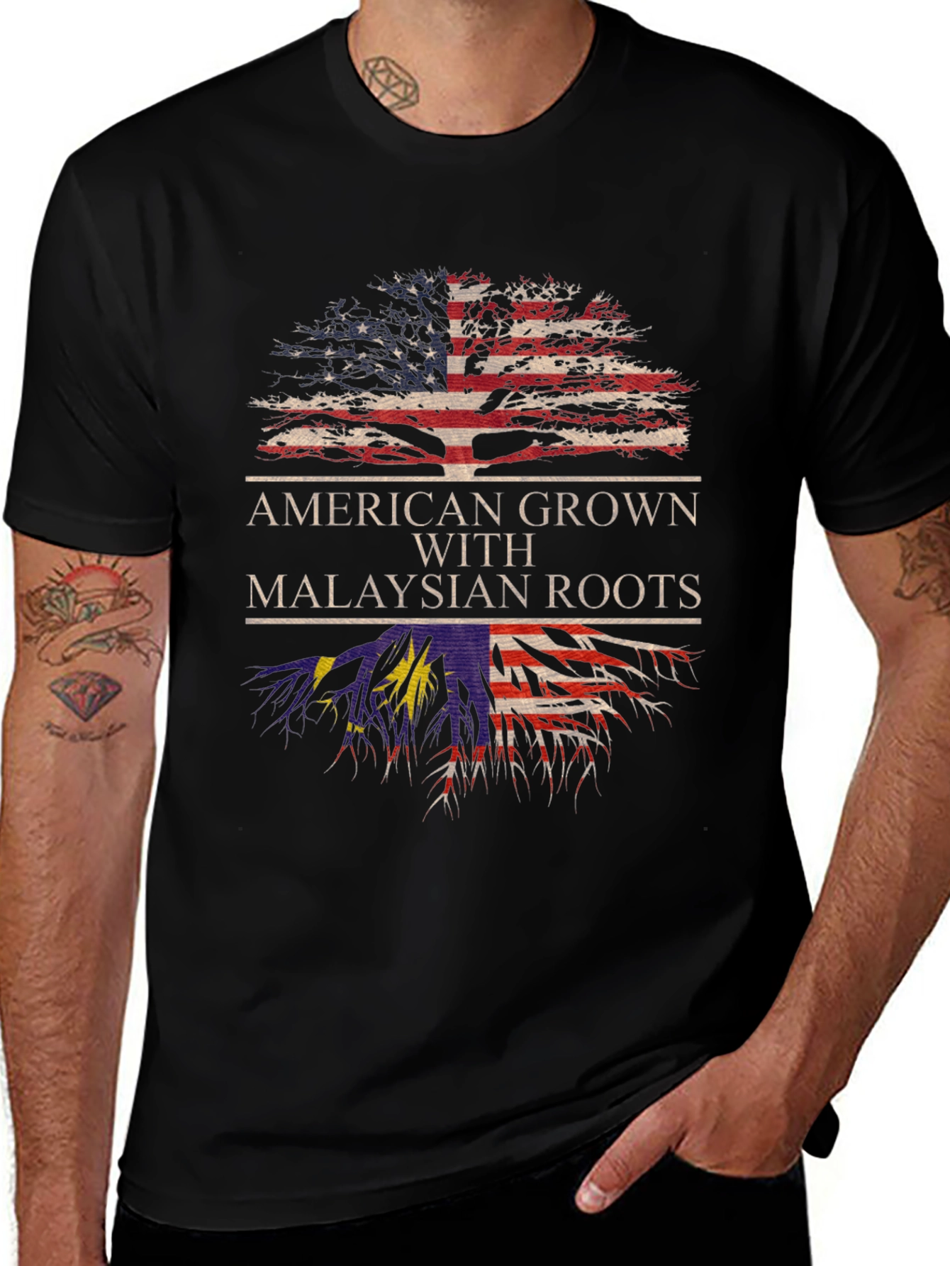 American Grown with Malaysian Roots T-Shirt