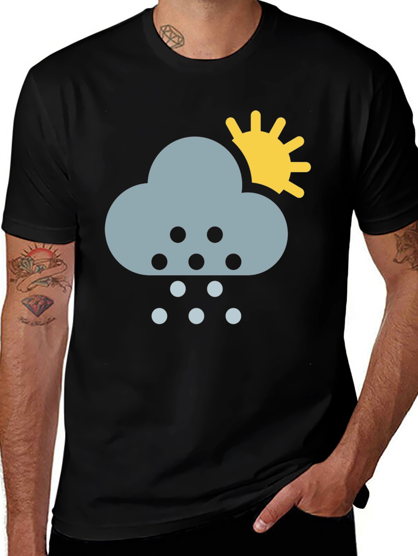 Variant 18 of Cloud and Sun Graphic T-Shirt