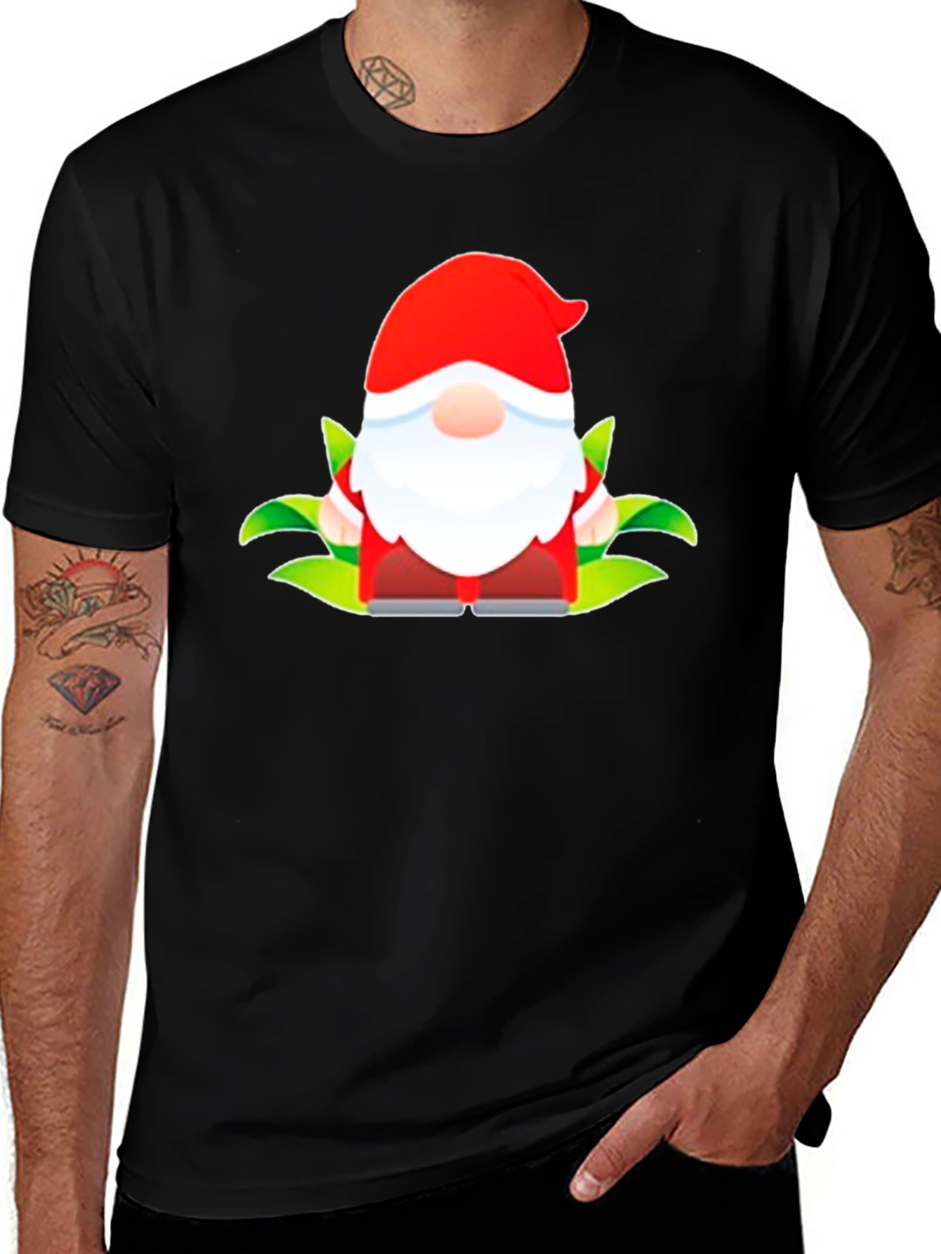 Variant 5 of Gnome Graphic Black T-Shirt