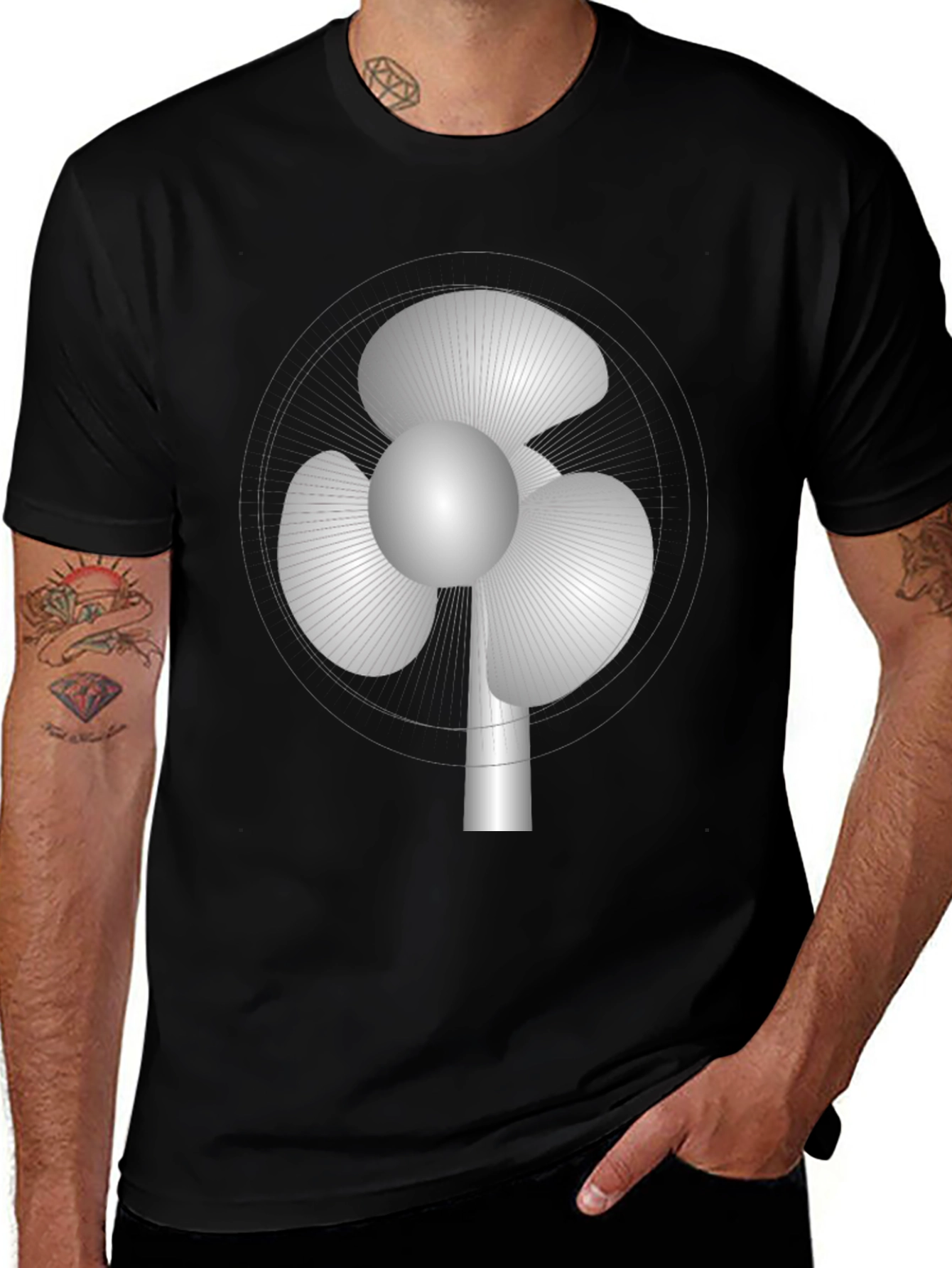 Variant 20 of Novelty Fan Graphic Tee - Cool & Comfortable