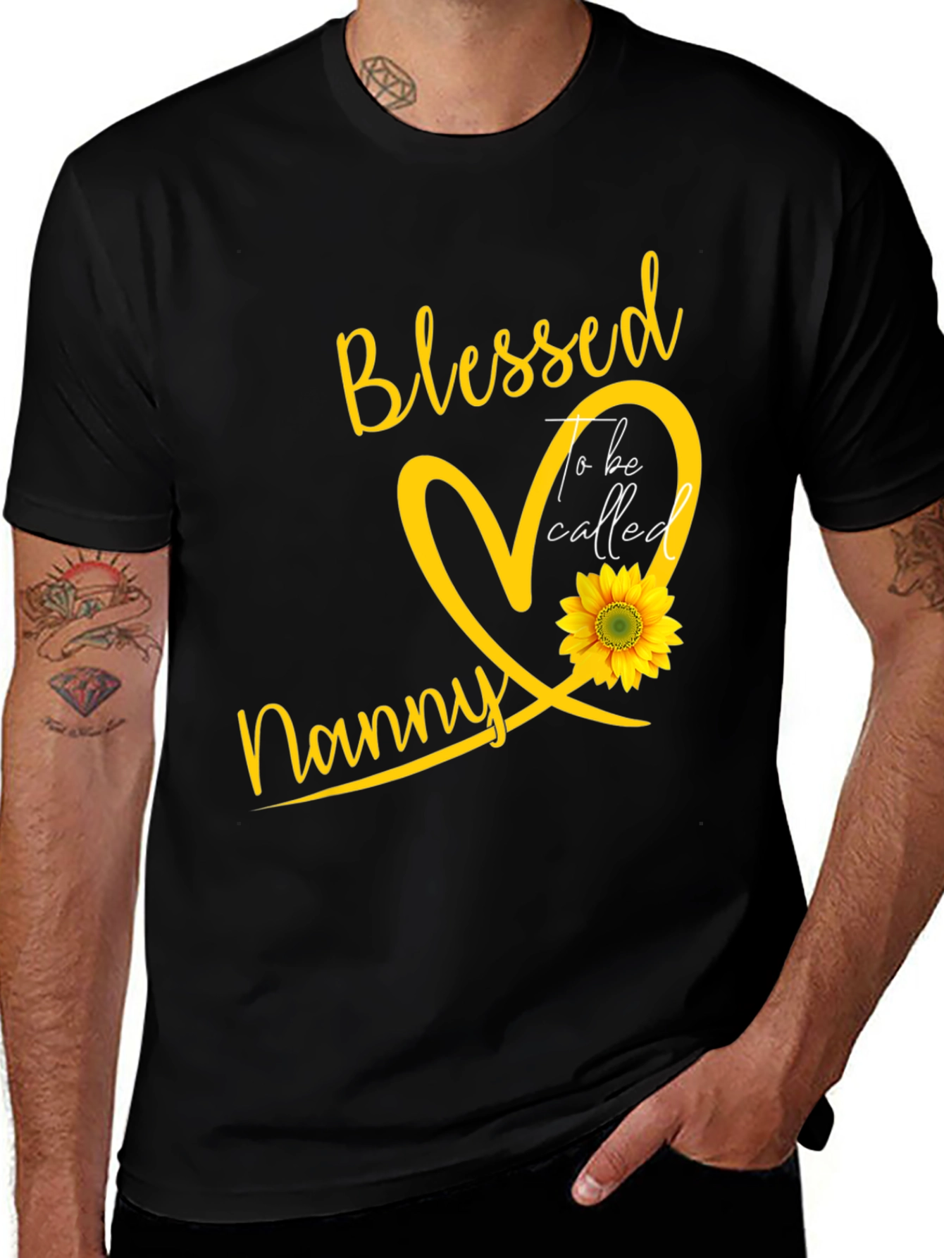 Blessed Nanny Sunflower T-Shirt