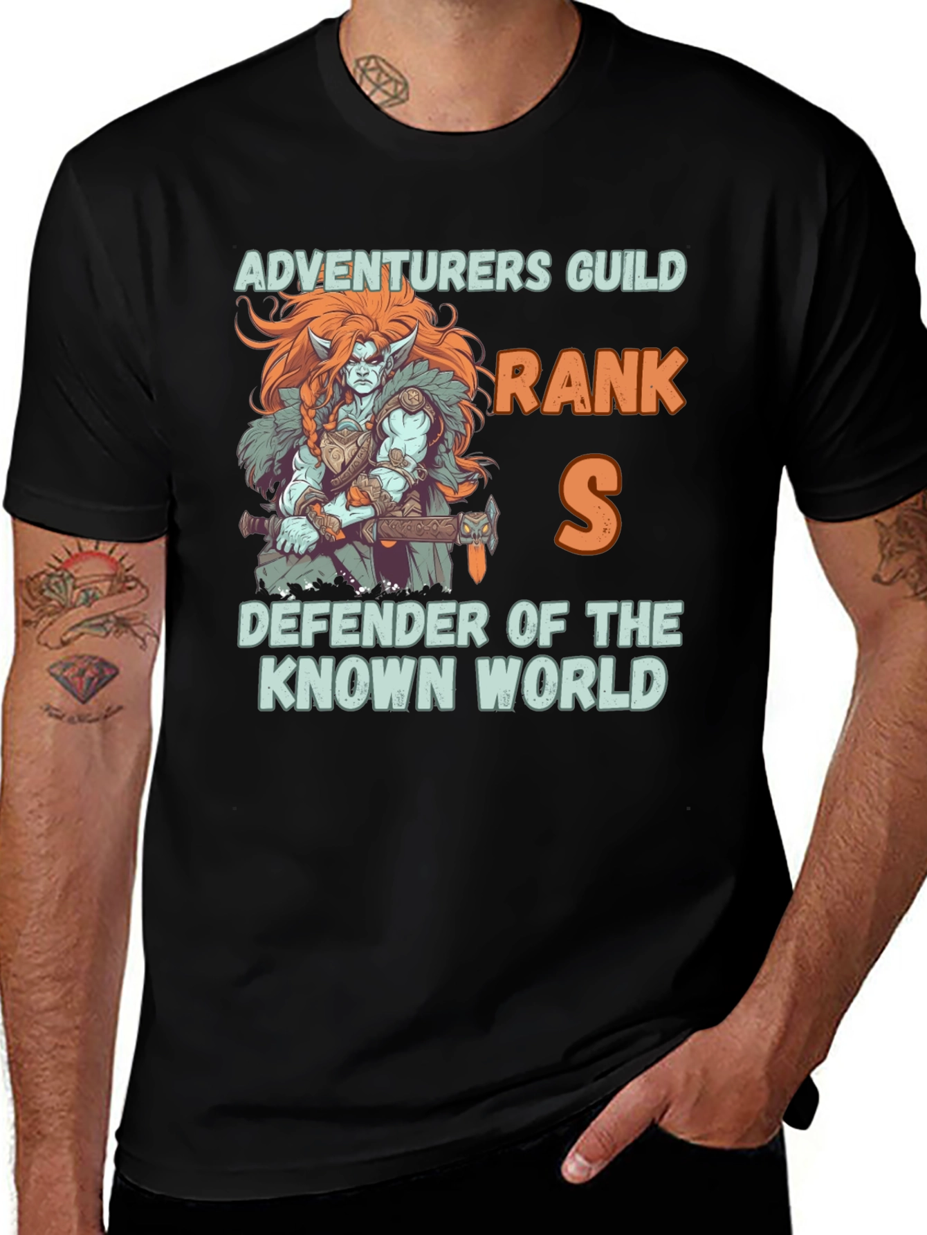 Variant 16 of Adventurers Guild Rank S T-Shirt