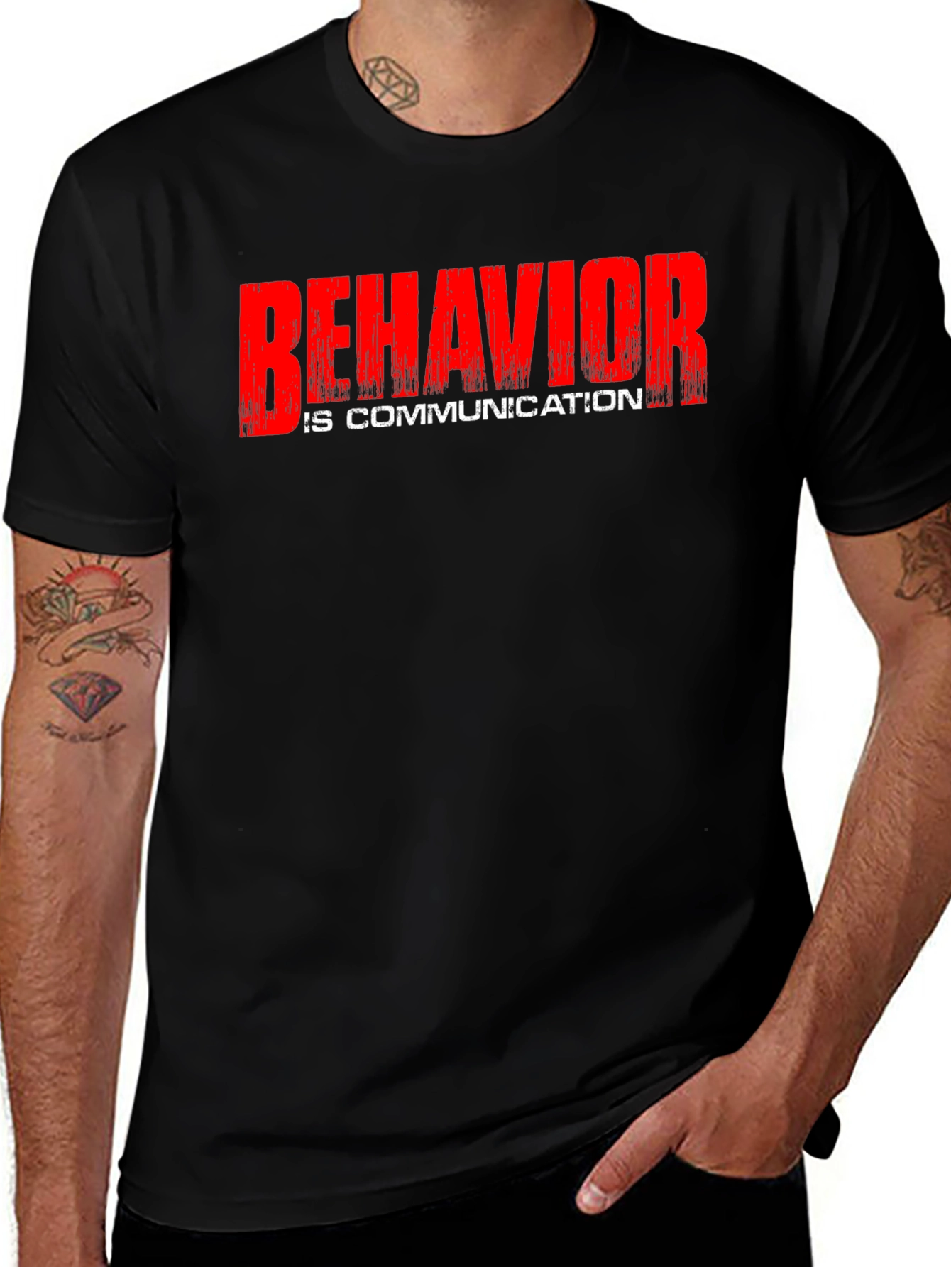 Variant 18 of Behavior is Communication Graphic Tee