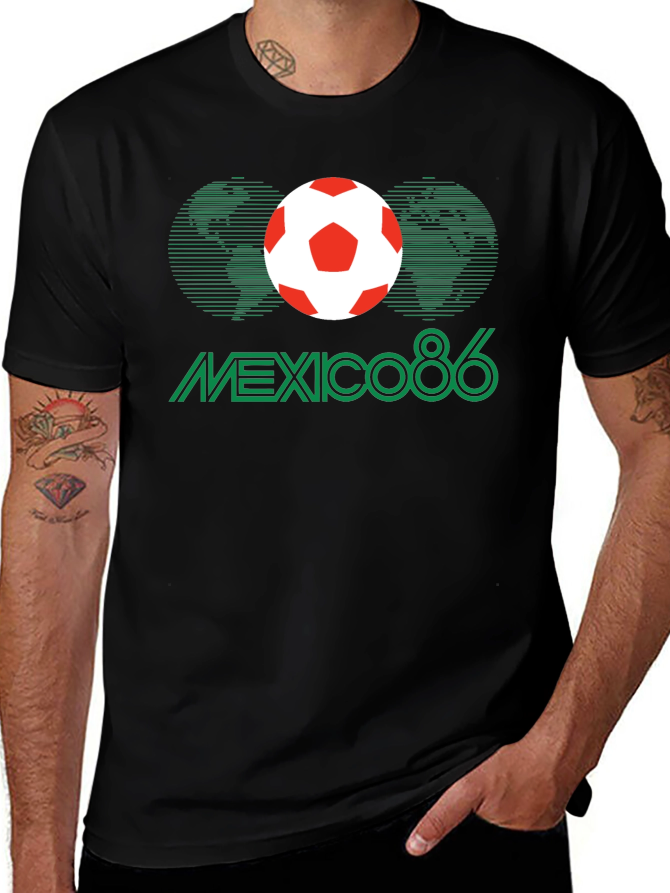 Variant 22 of Mexico '86 Soccer T-Shirt