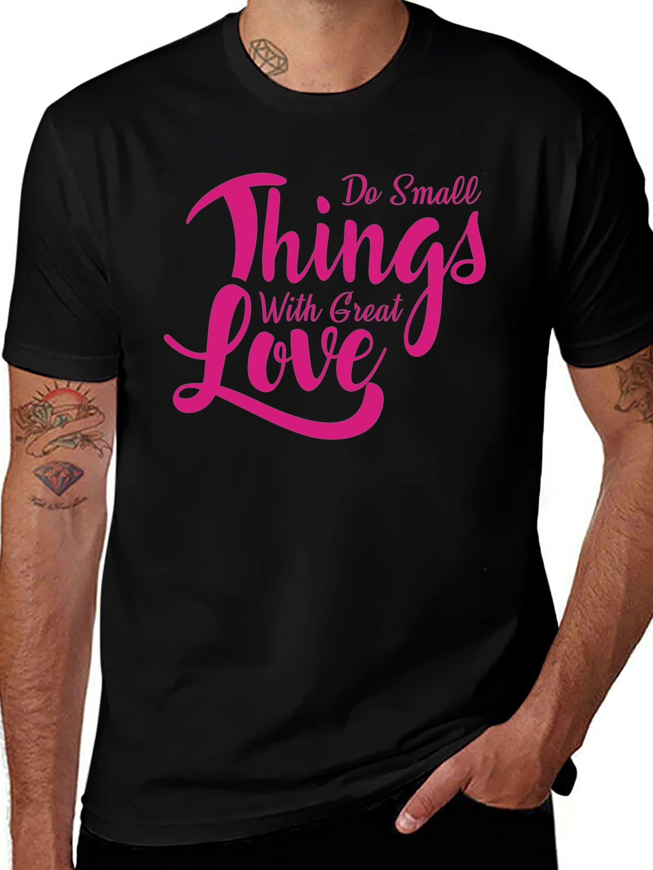 Variant 12 of Inspirational 'Do Small Things' Graphic Tee