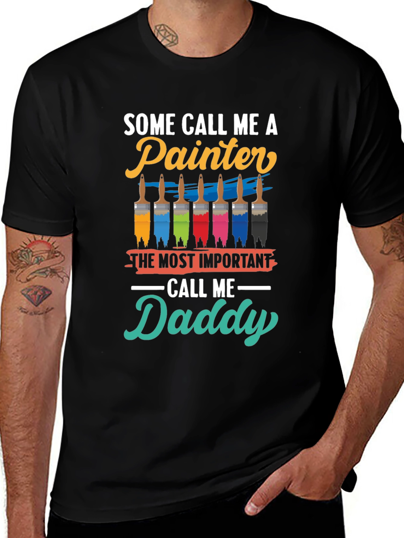 Variant 25 of Painter Daddy T-Shirt - Funny Father's Day Gift