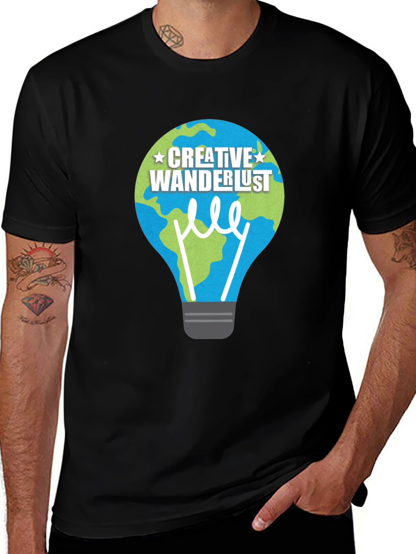 Variant 20 of Creative Wanderlust Graphic T-Shirt