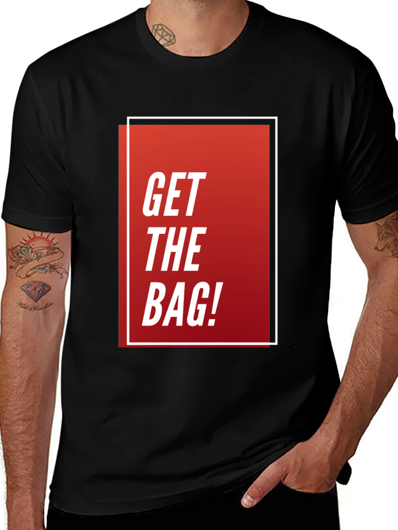 Get The Bag Graphic Tee - Stylish Men's T-Shirt