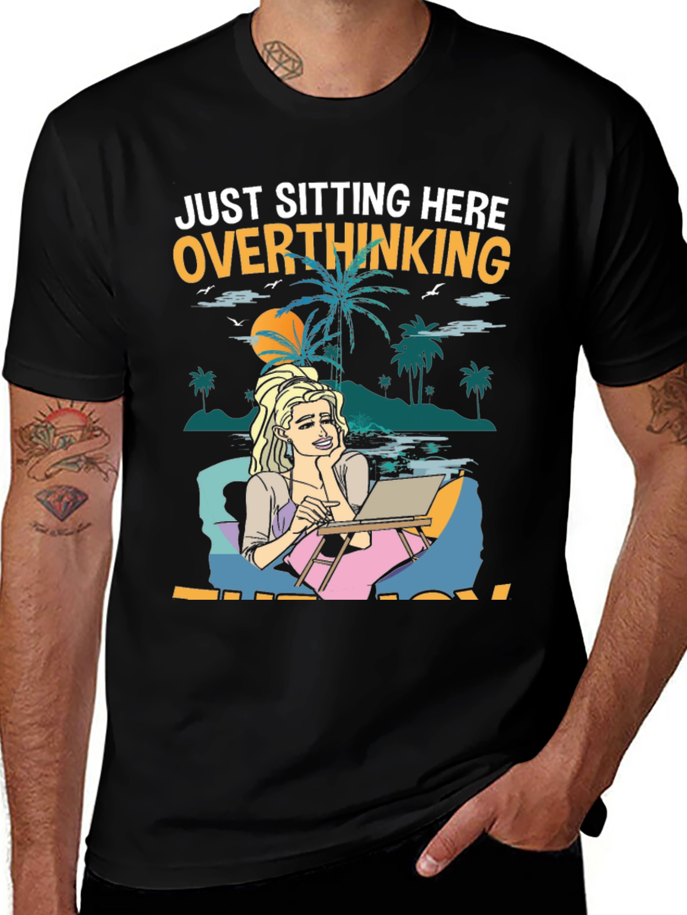 Overthinking on The Beach T-Shirt