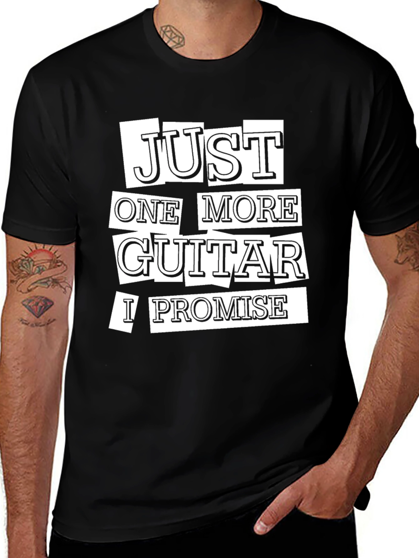 Variant 24 of Just One More Guitar T-Shirt - Musician Novelty Tee