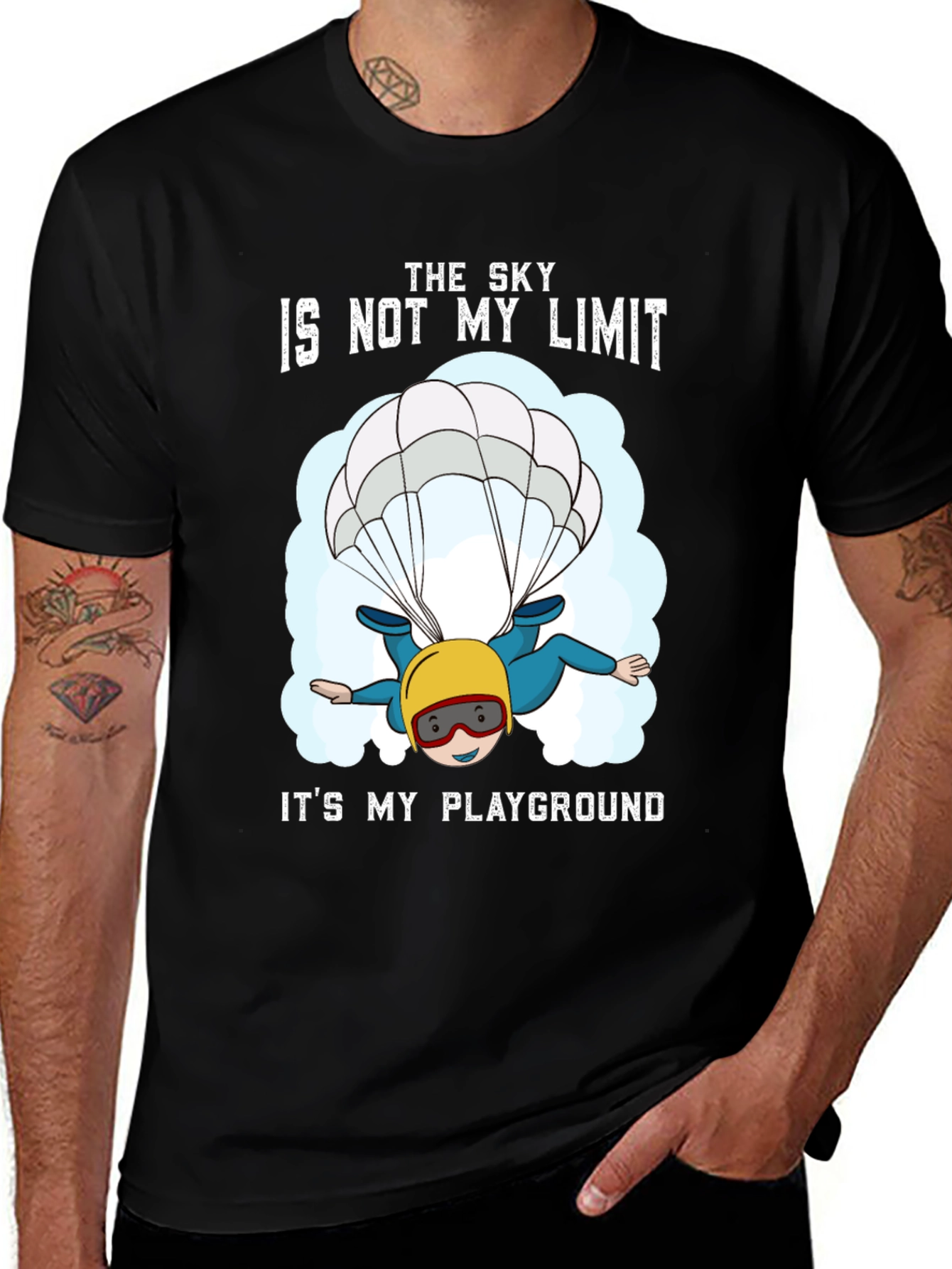 Sky's The Limit Skydiver T-Shirt