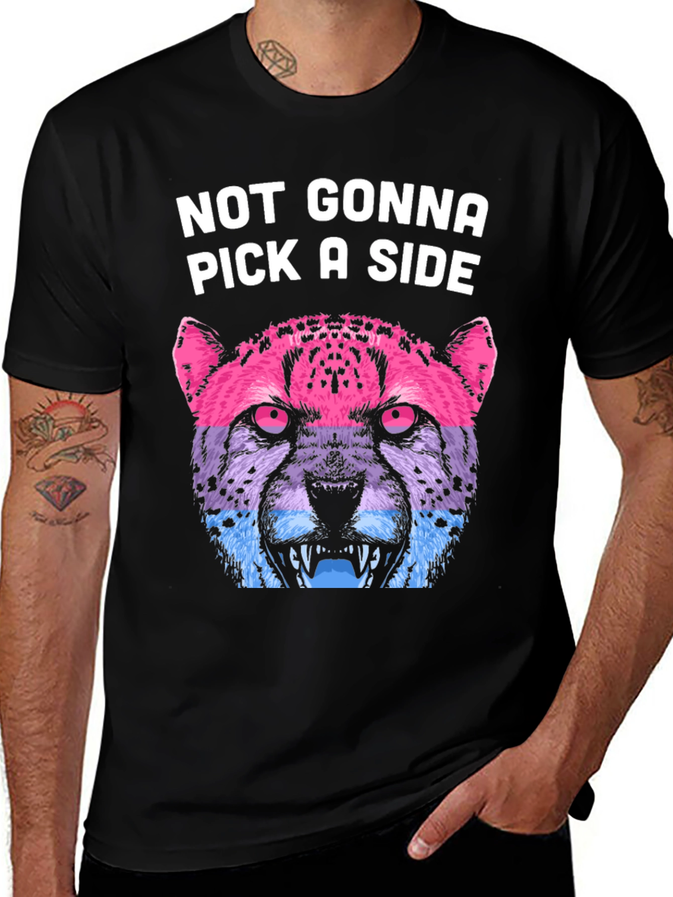 Not Gonna Pick A Side Bisexual Pride T-Shirt