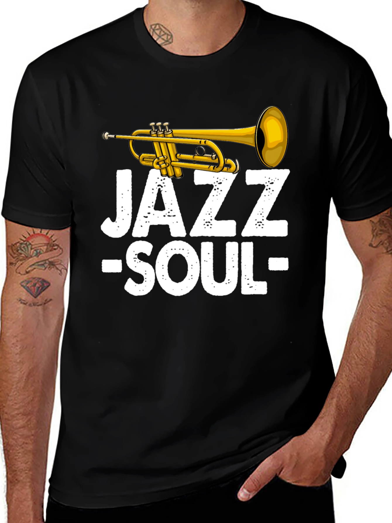 Variant 6 of Jazz Soul Trumpet Graphic T-Shirt