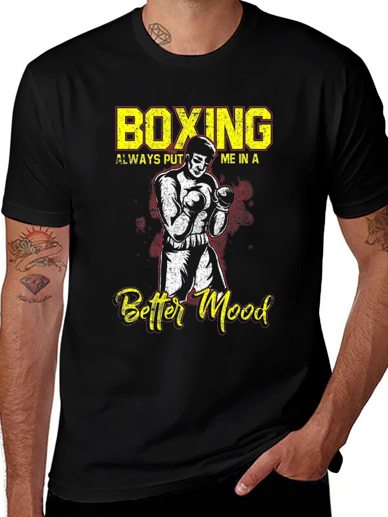 Variant 29 of Boxing Better Mood Graphic T-Shirt