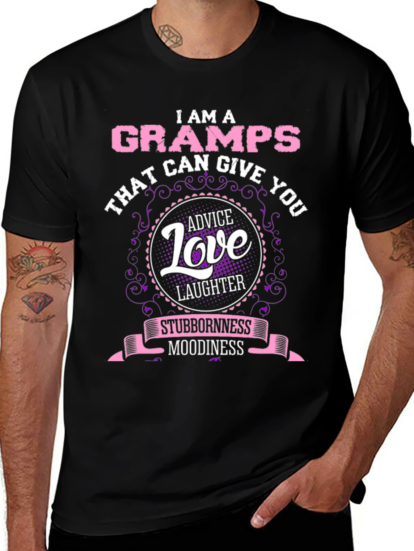 Variant 21 of I am a Gramps T-Shirt - Advice Love Laughter