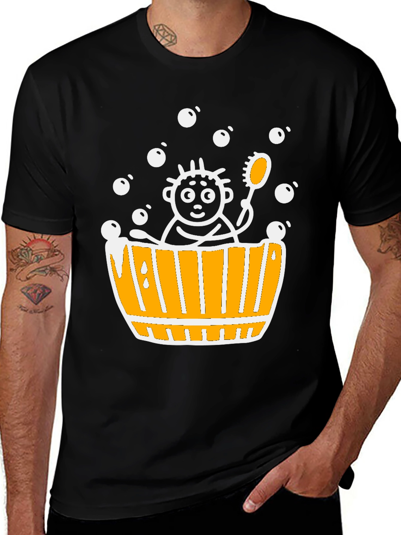 Variant 6 of Cute Baby Bath T-Shirt