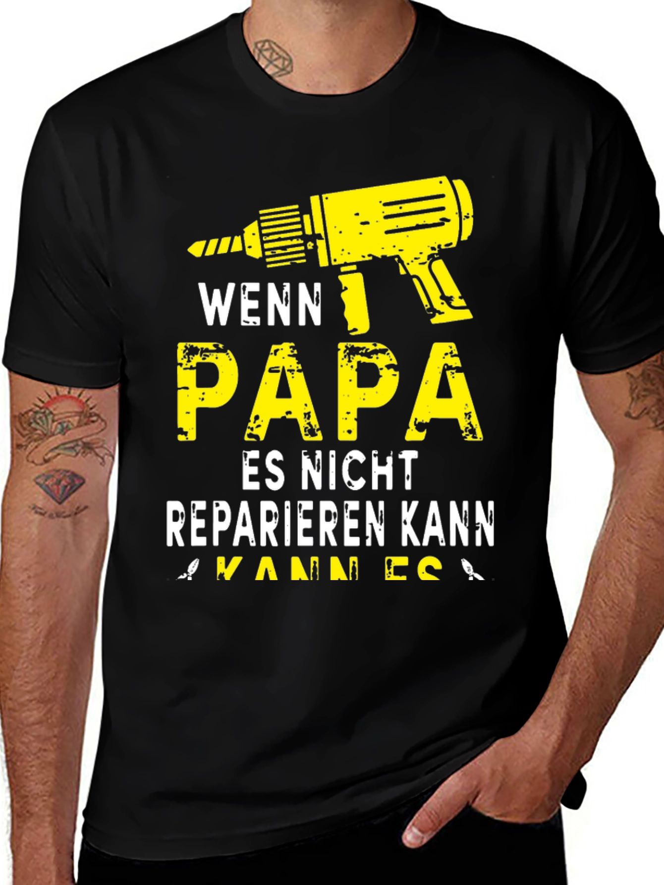 Variant 11 of Wenn Papa Es Nicht Reparieren Kann T-Shirt