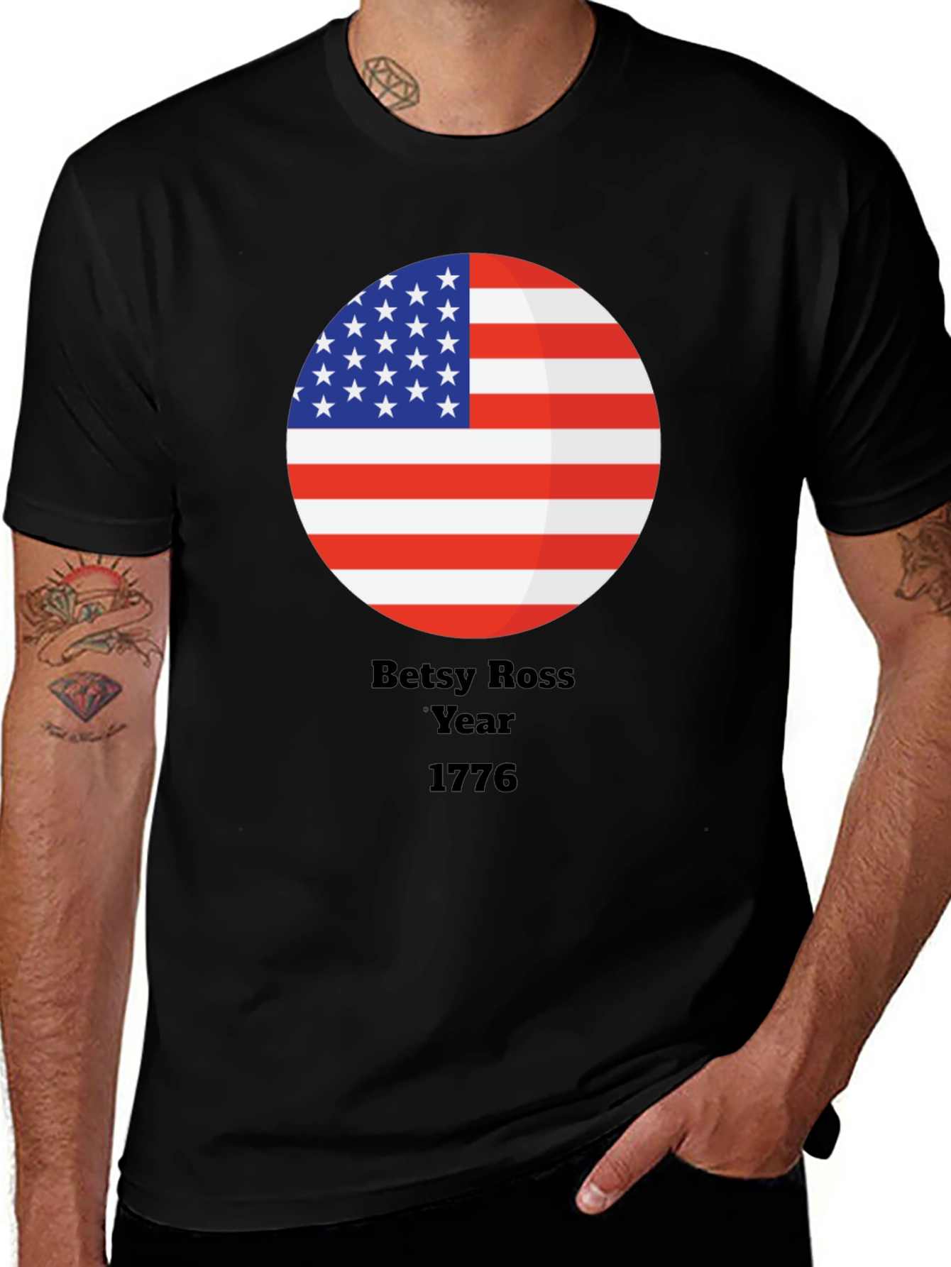 Betsy Ross Year 1776 T-Shirt
