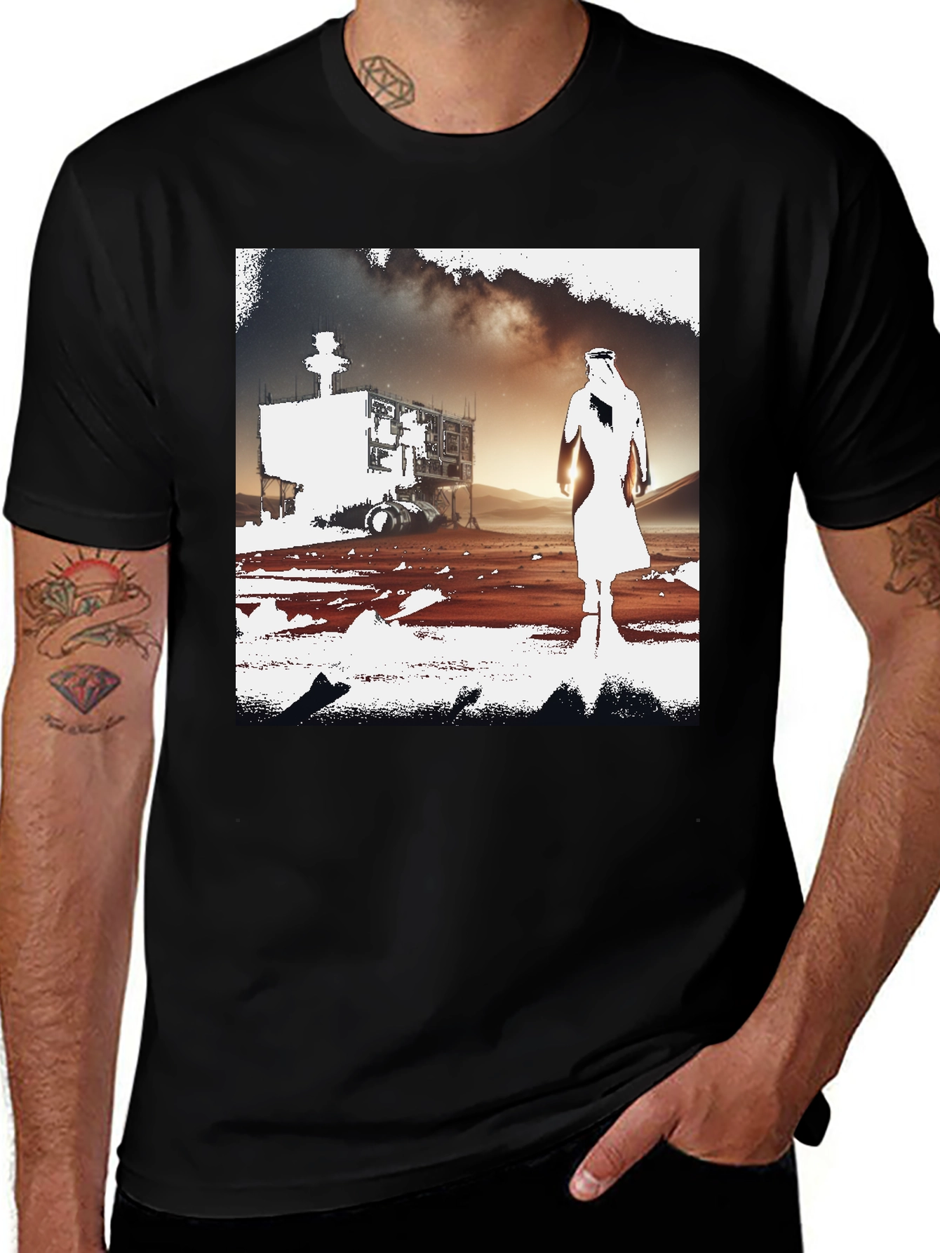 Variant 24 of Mars Explorer T-Shirt - Sci-Fi Graphic Tee