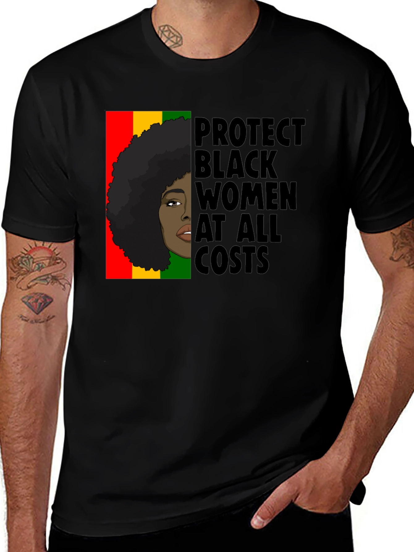 Variant 16 of Protect Black Women at All Costs Graphic Tee