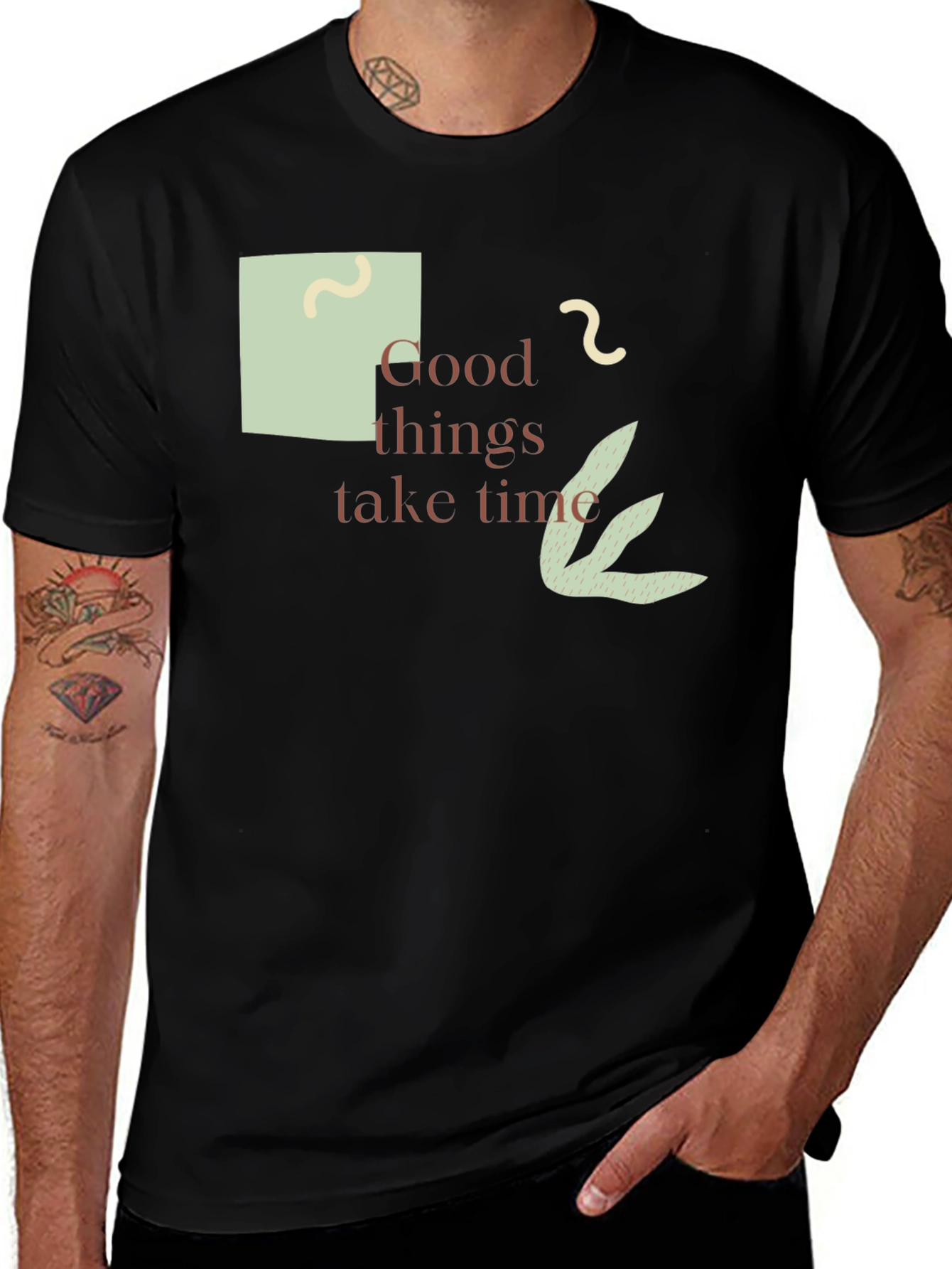Variant 5 of Good Things Take Time Graphic Tee