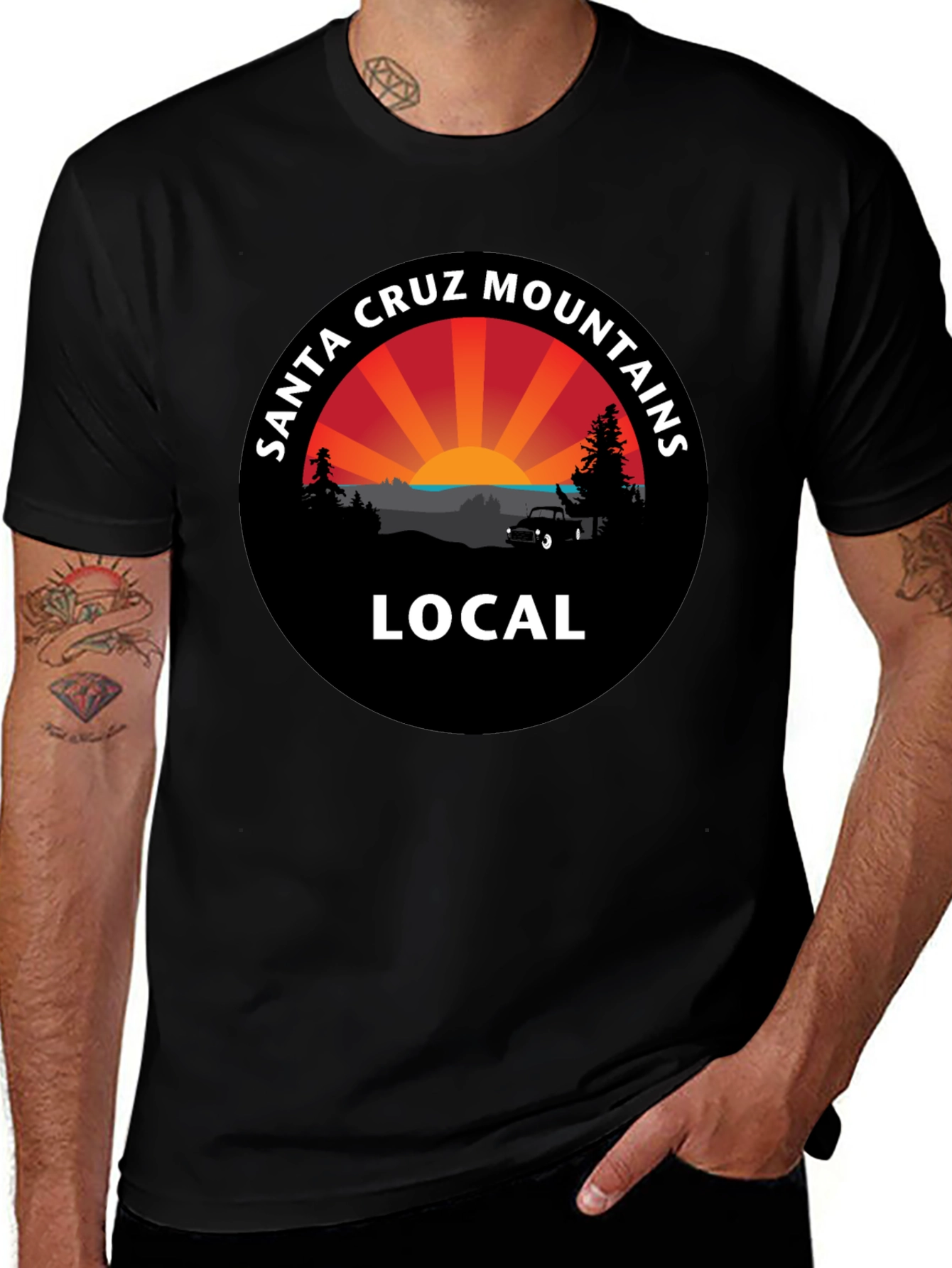 Variant 22 of Santa Cruz Mountains Local T-Shirt