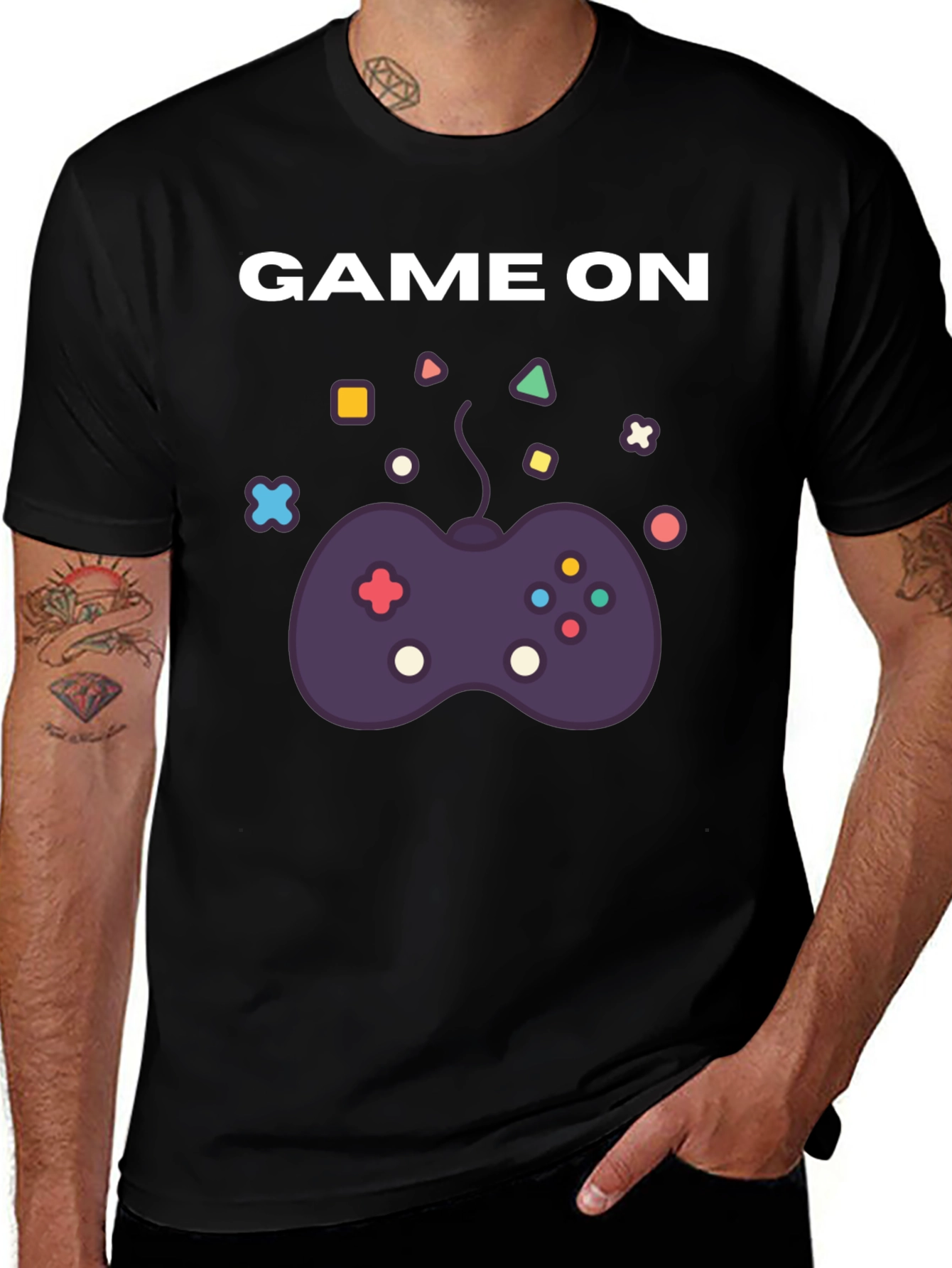 Variant 15 of Game On Graphic Tee - Gamer Style
