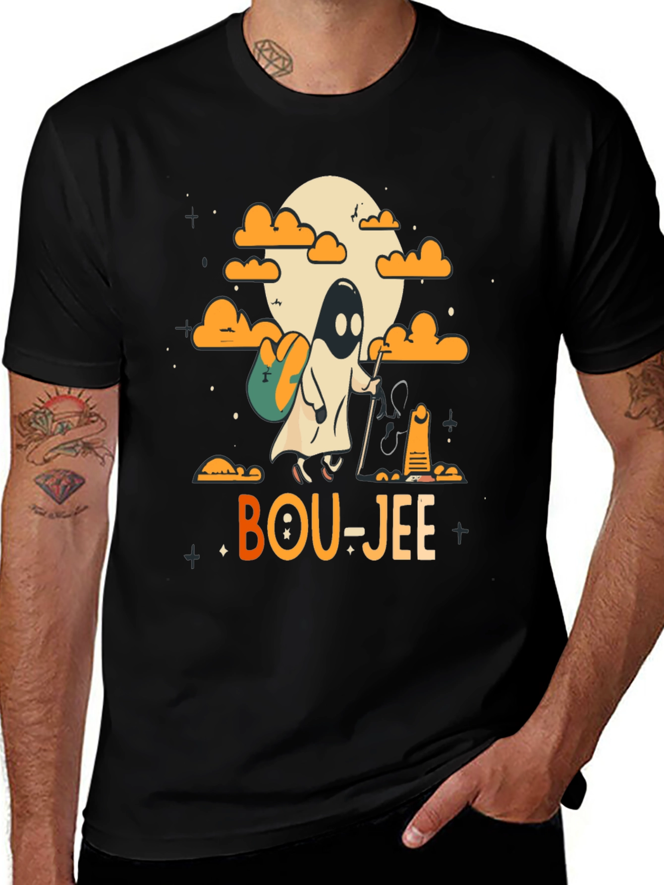 Variant 29 of Bou-jee Ghost Halloween T-Shirt