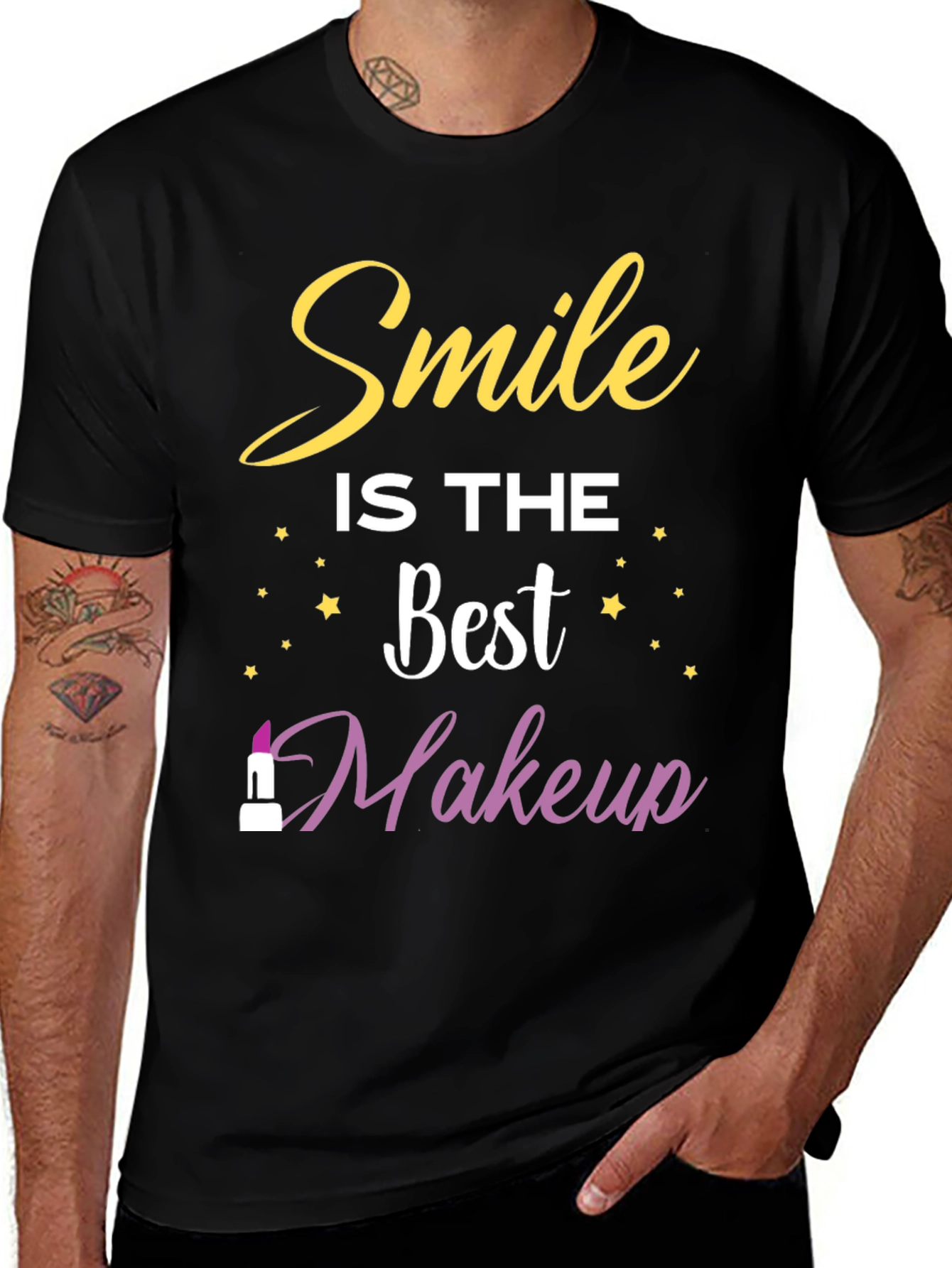 Variant 30 of Smile is the Best Makeup T-Shirt