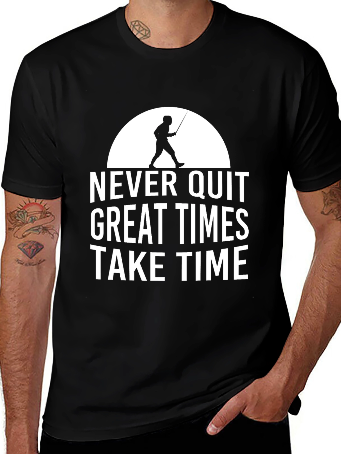Variant 10 of Never Quit Great Times Tee