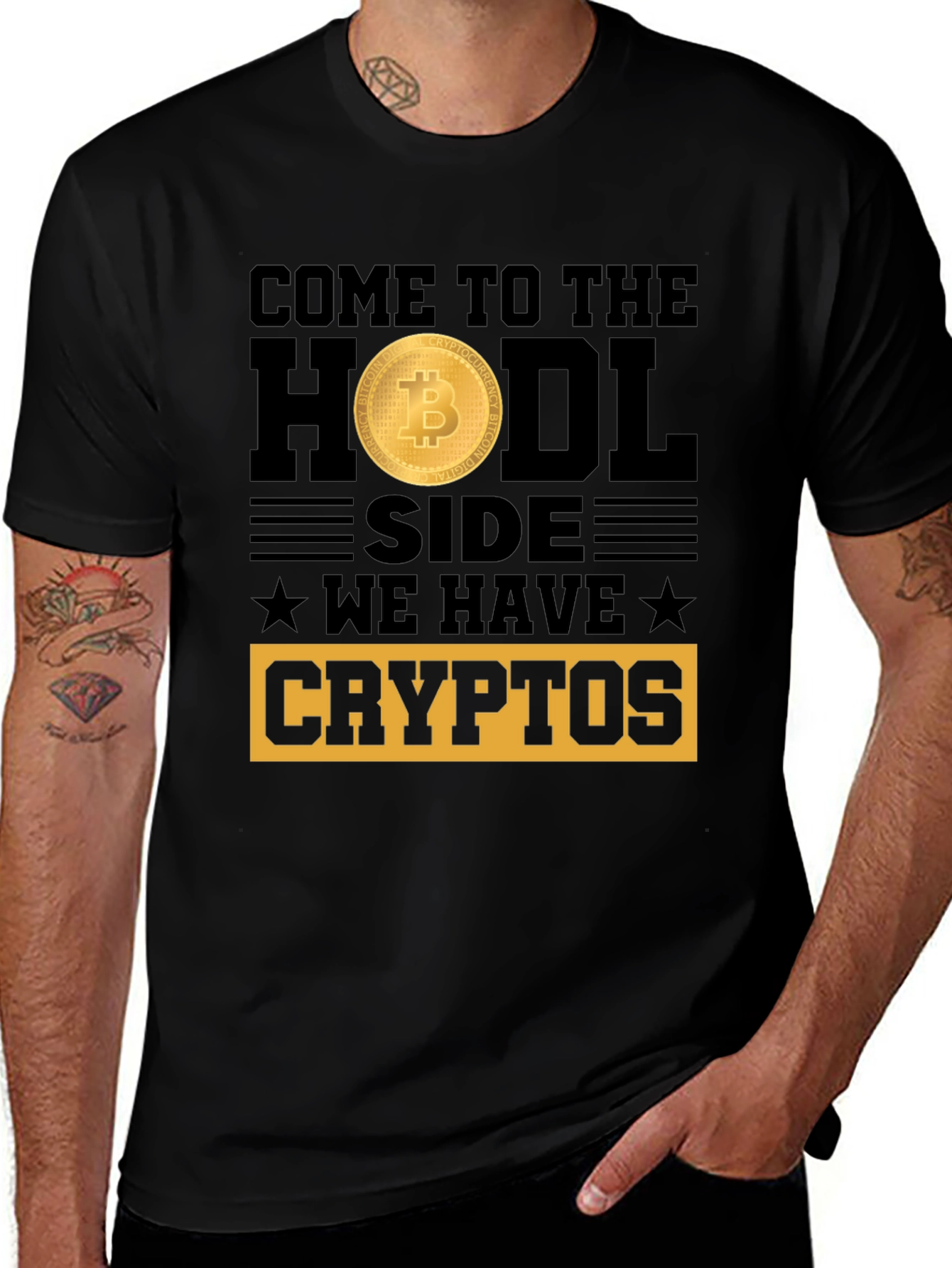 Come to the Hodl Side Crypto Bitcoin Tee