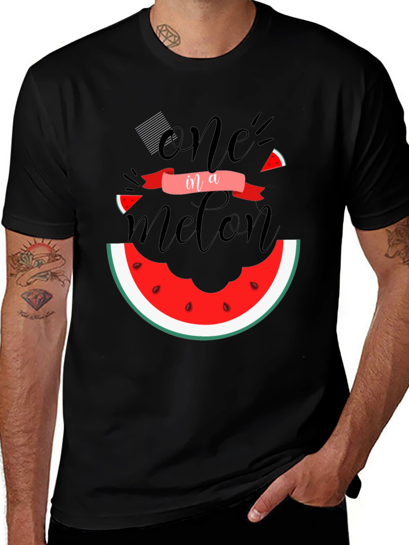 Variant 23 of One in a Melon Graphic Tee - Summer Fun!