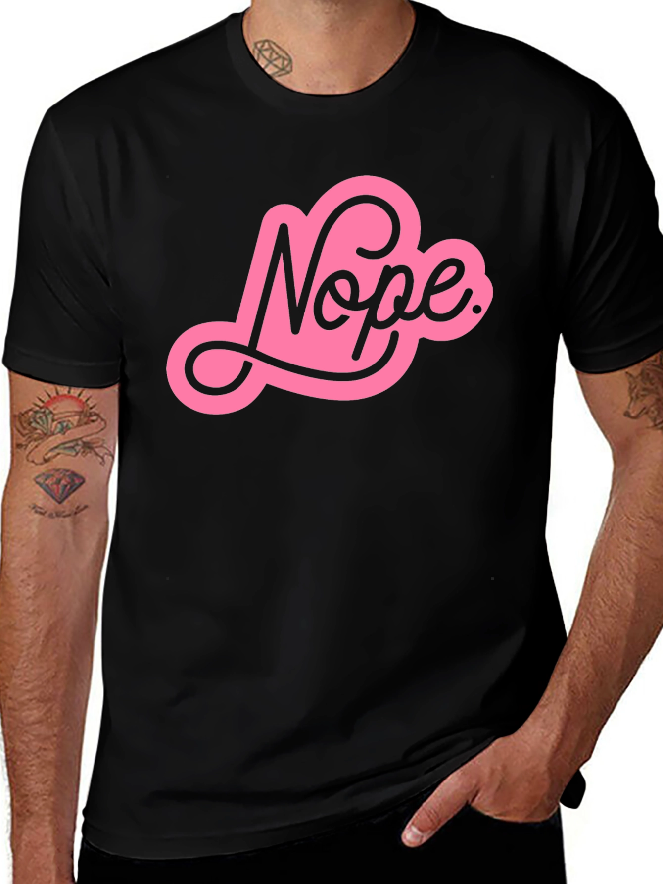 Variant 9 of Nope Graphic Tee - Trendy Unisex T-Shirt