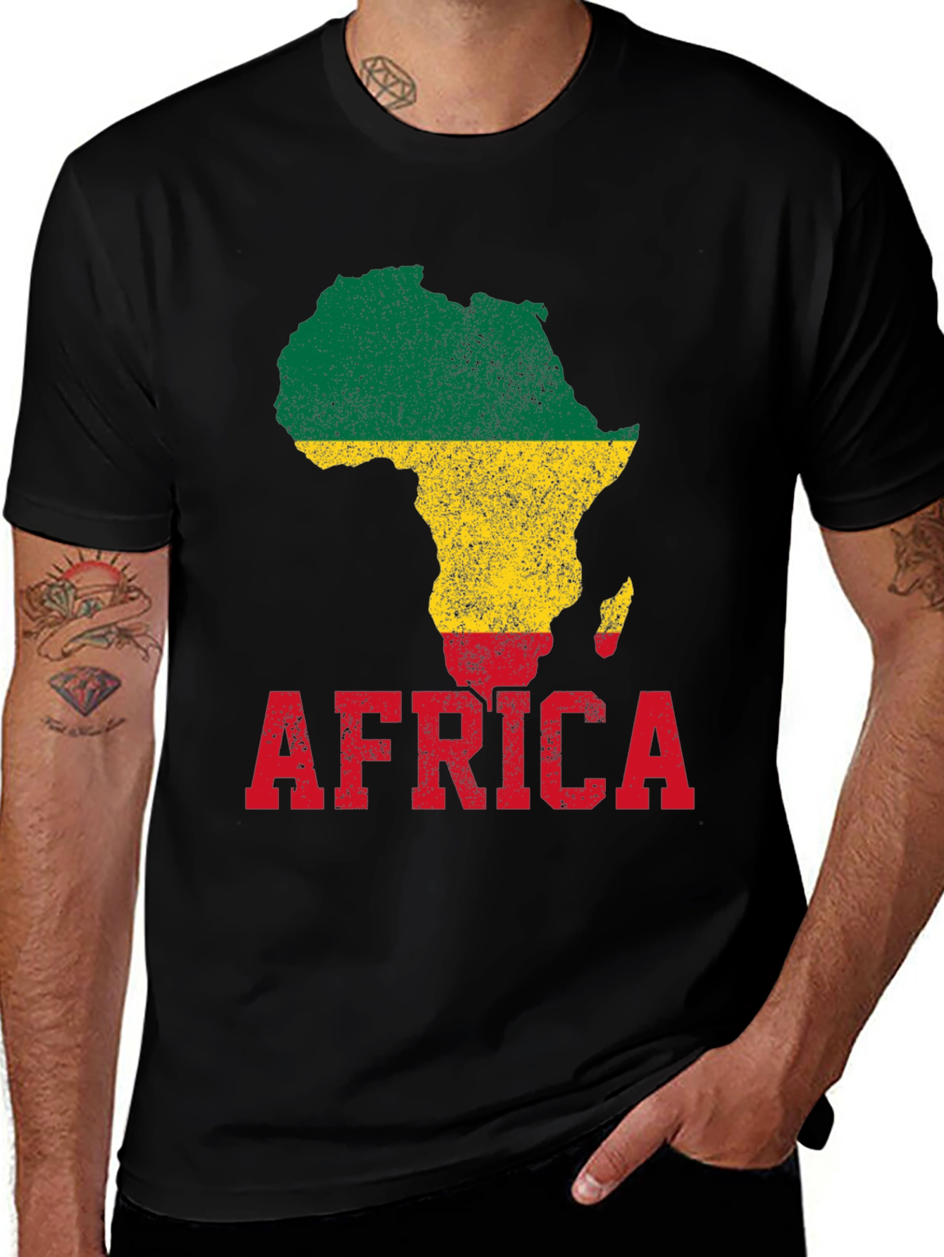 Variant 13 of Africa Map Graphic T-Shirt