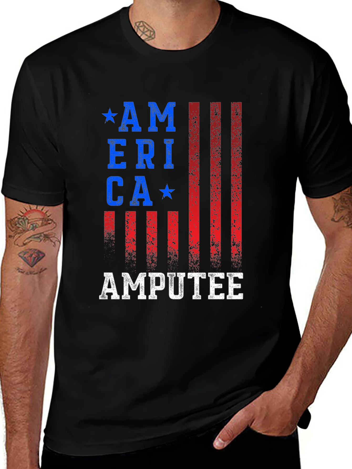 America Amputee Graphic T-Shirt