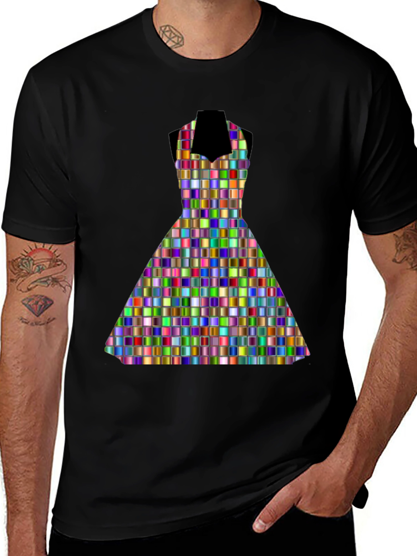 Variant 21 of Modern Mosaic Dress T-Shirt