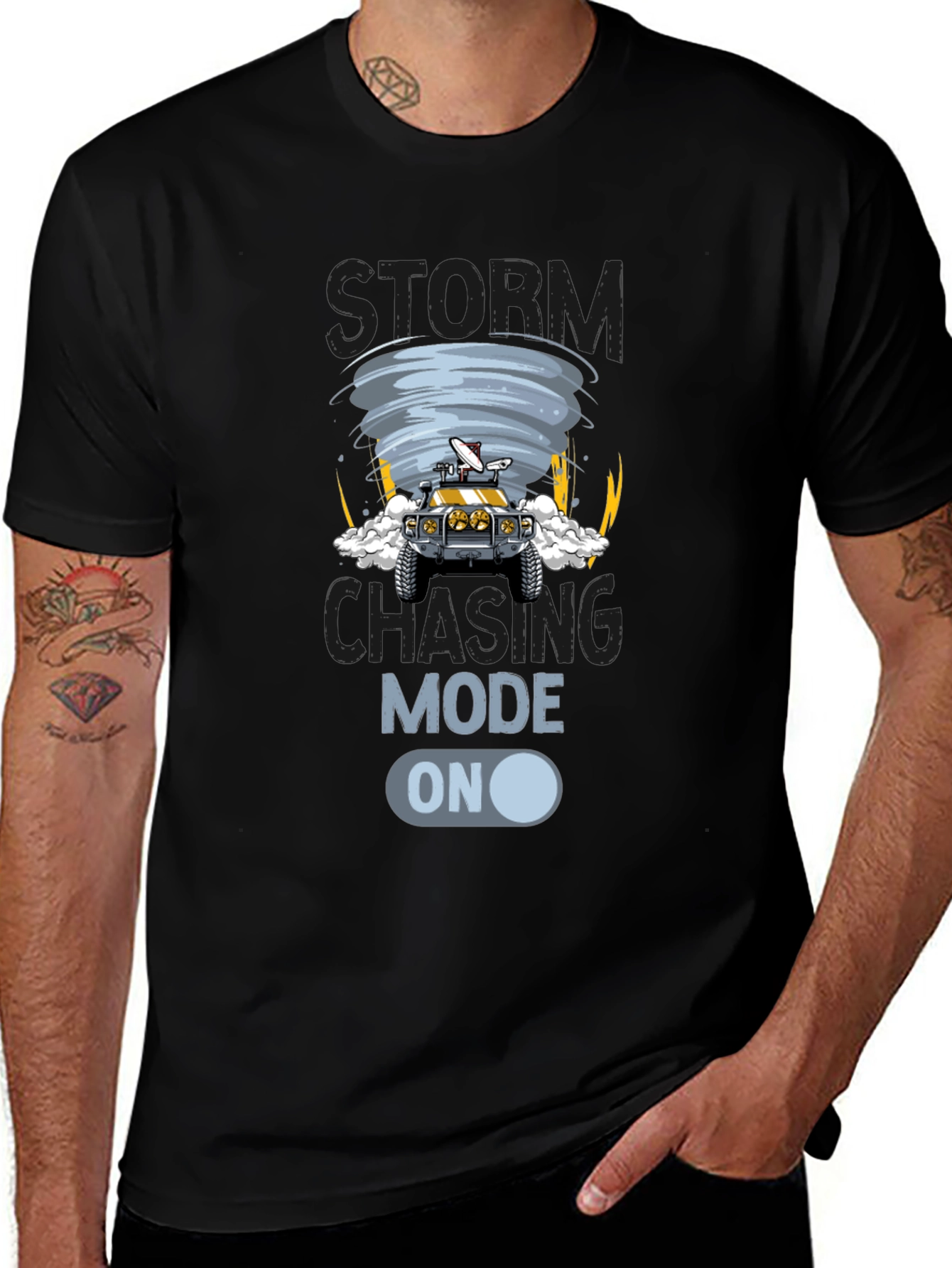 Variant 13 of Storm Chaser Mode On - Graphic Tee